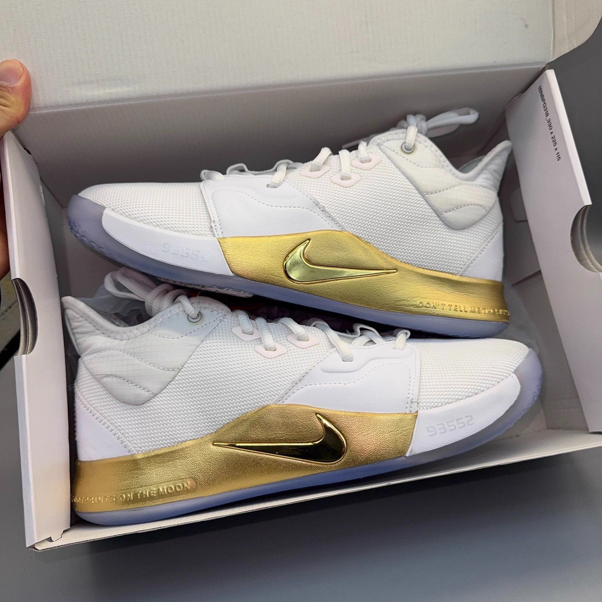 Nike Nike PG3 NASA Platinum White US42.5 Size US 9.5 / EU 42-43 - 5 Thumbnail