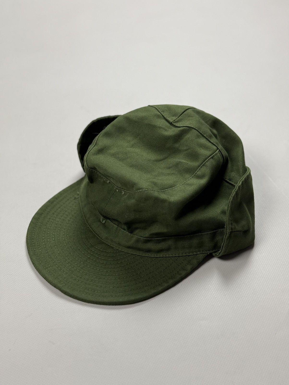 Vintage Vintage Swedish Army Military Earwarmer Flap Ear Cap Hat Size ONE SIZE - 6 Thumbnail