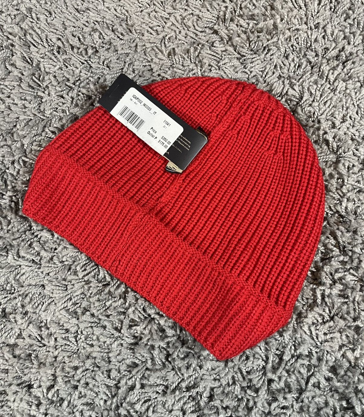 Versace Versace Distorted 90s Vintage Logo Wool Knitted Beanie Hat Size ONE SIZE - 5 Thumbnail