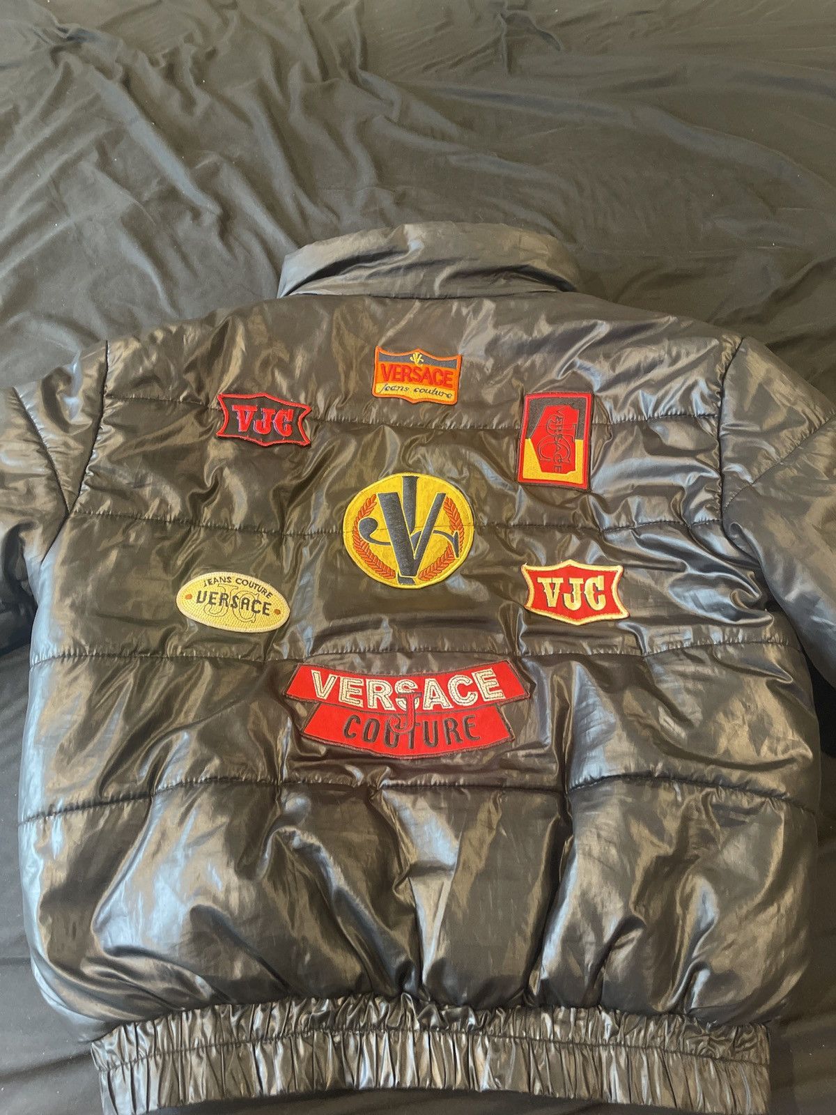 Versace × Vintage *Extremely Rare* Cropped Versace Winter Jacket (2006) Size US XL / EU 56 / 4 - 2 Thumbnail