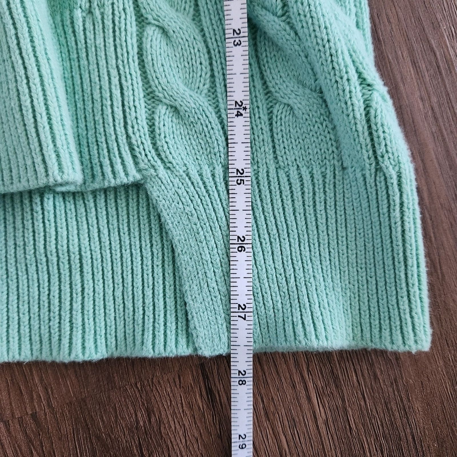 Sies Marjan Sies Marjan Cable Knit Twist Sweater Mint Green S Cozycore Size S / US 4 / IT 40 - 7 Thumbnail