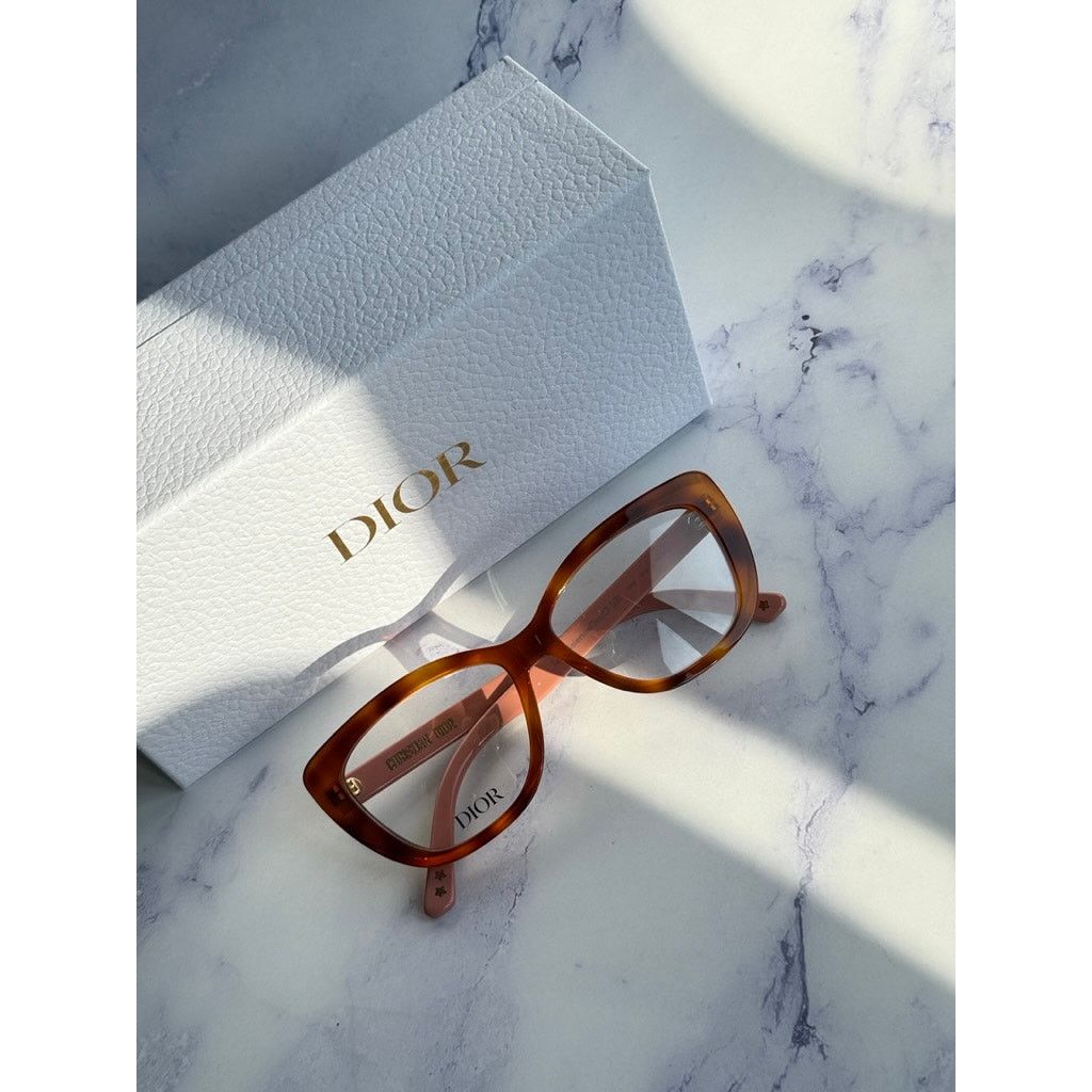 Dior NEW Dior LaParisienneDiorO S2I Eyeglasses Frames in Brown Size ONE SIZE - 2 Thumbnail