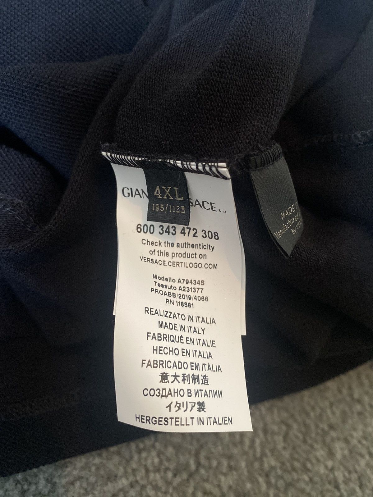 Versace Medusa Detail Polo Shirt Size US XXL / EU 58 / 5 - 5 Thumbnail