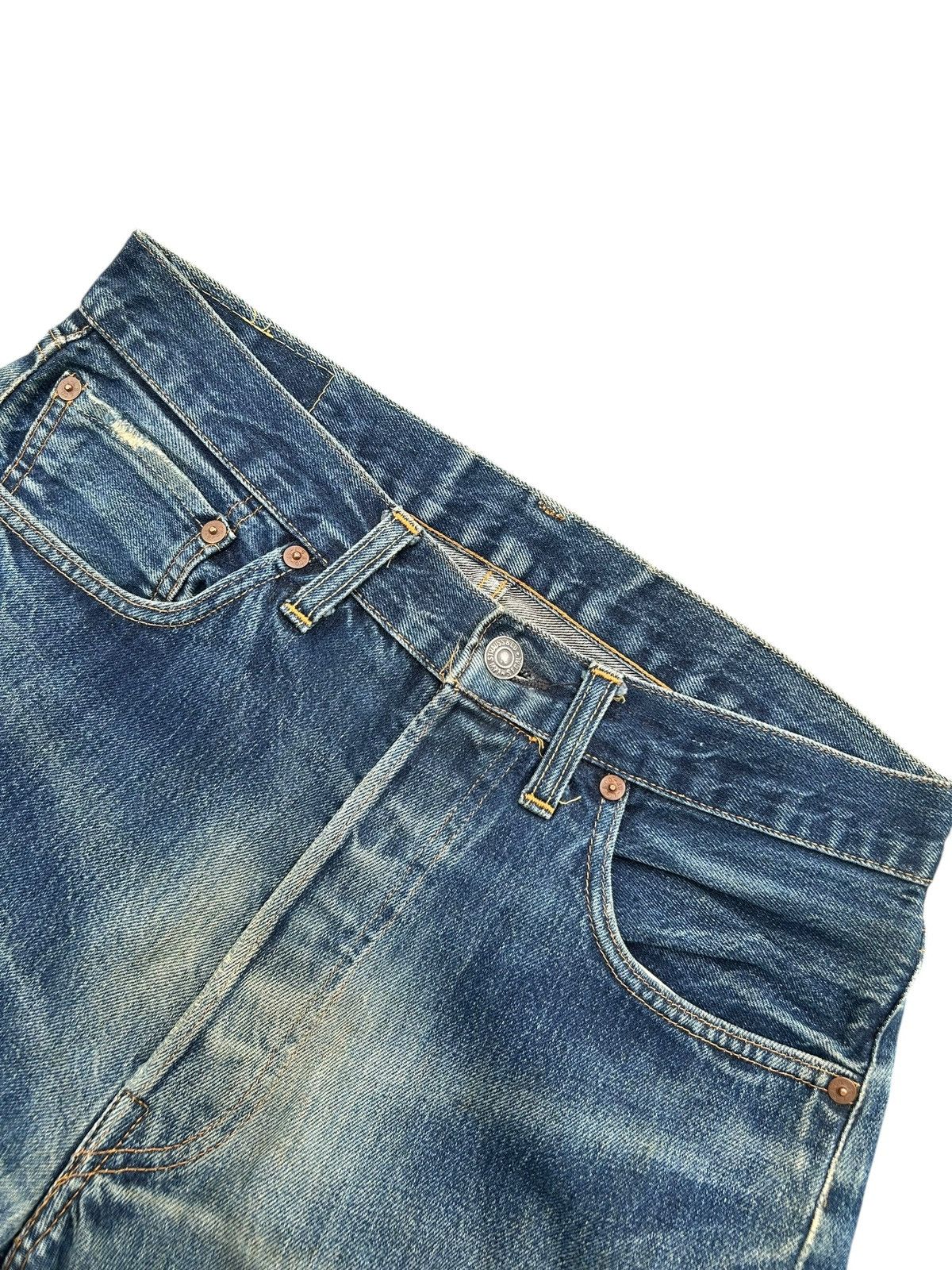 Kapital × Levi's × Vintage Vintage Levi's 501XX Selvedge Reconstructed Repair Denim Size US 31 - 6 Thumbnail