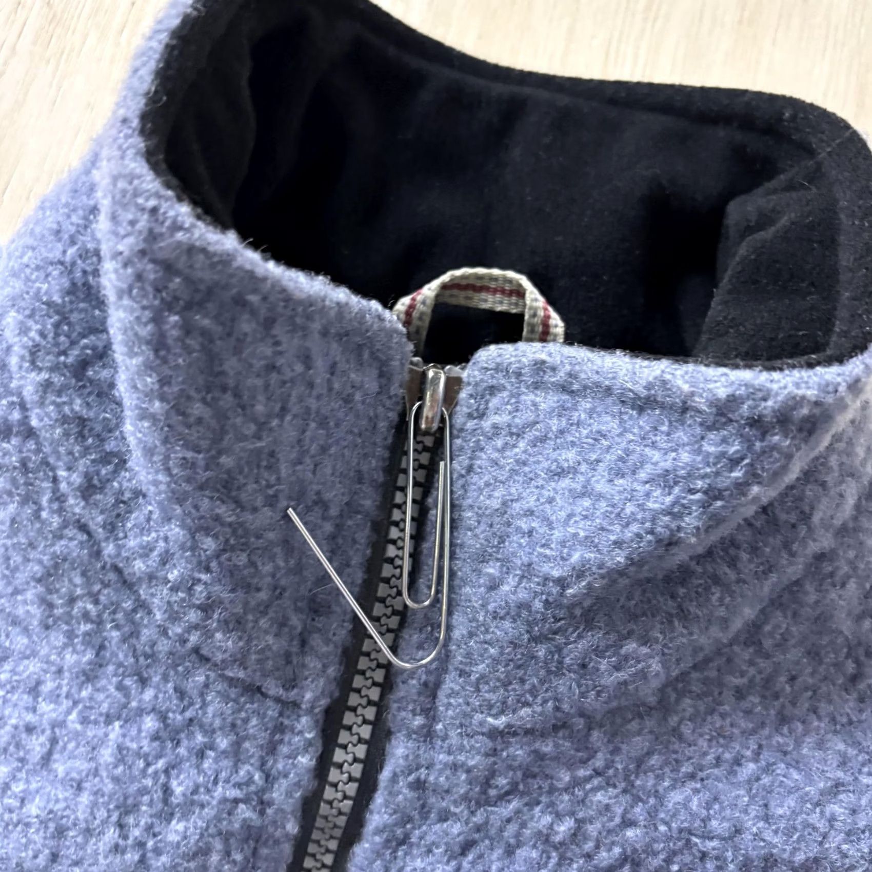 Vintage Woolrich Vest Womens Small Blue Deep Opal Wool Fleece Zip Front Lined Outdoor Size S / US 4 / IT 40 - 2 Thumbnail