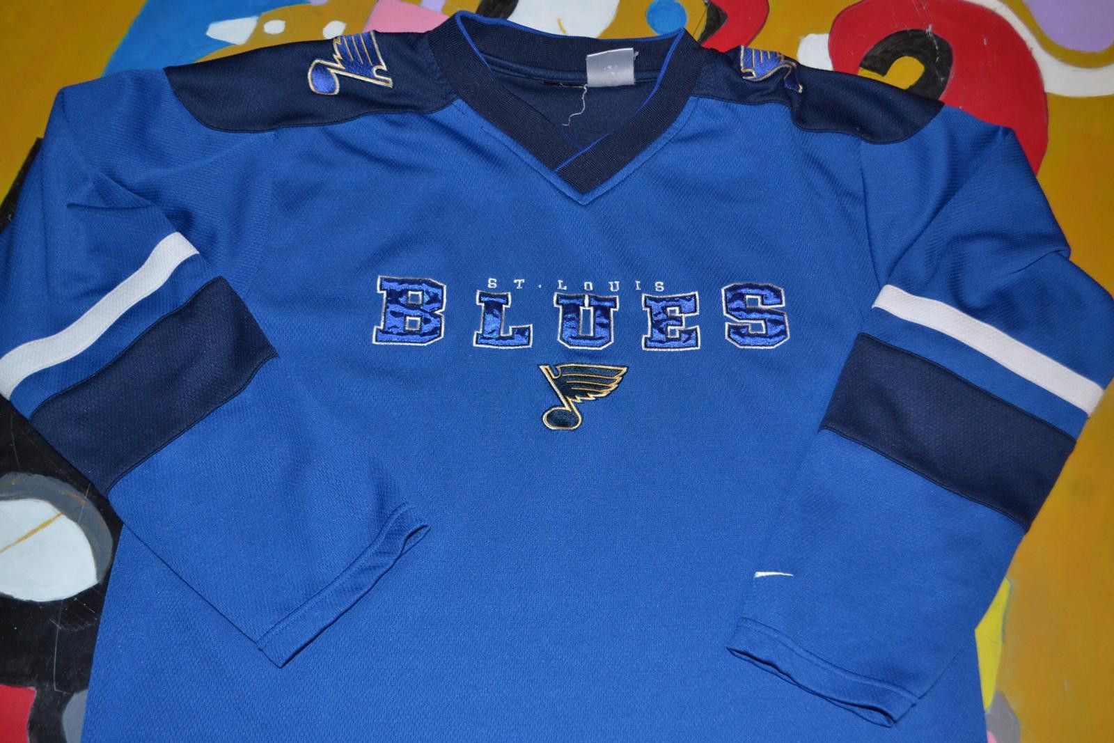 Nike St. Louis Blues Blue Ice Hockey Jersey Size ONE SIZE - 1 Thumbnail
