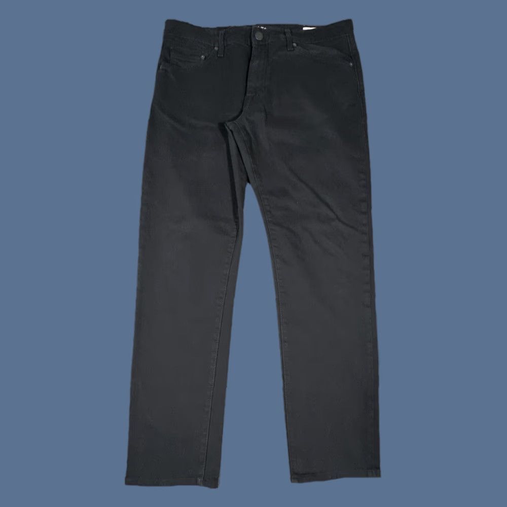 Vintage Mavi Jake Jeans Mens 36x32 Black Slim Tapered Stretch Denim Dark Wash Pants Size US 36 / EU 52 - 1 Thumbnail