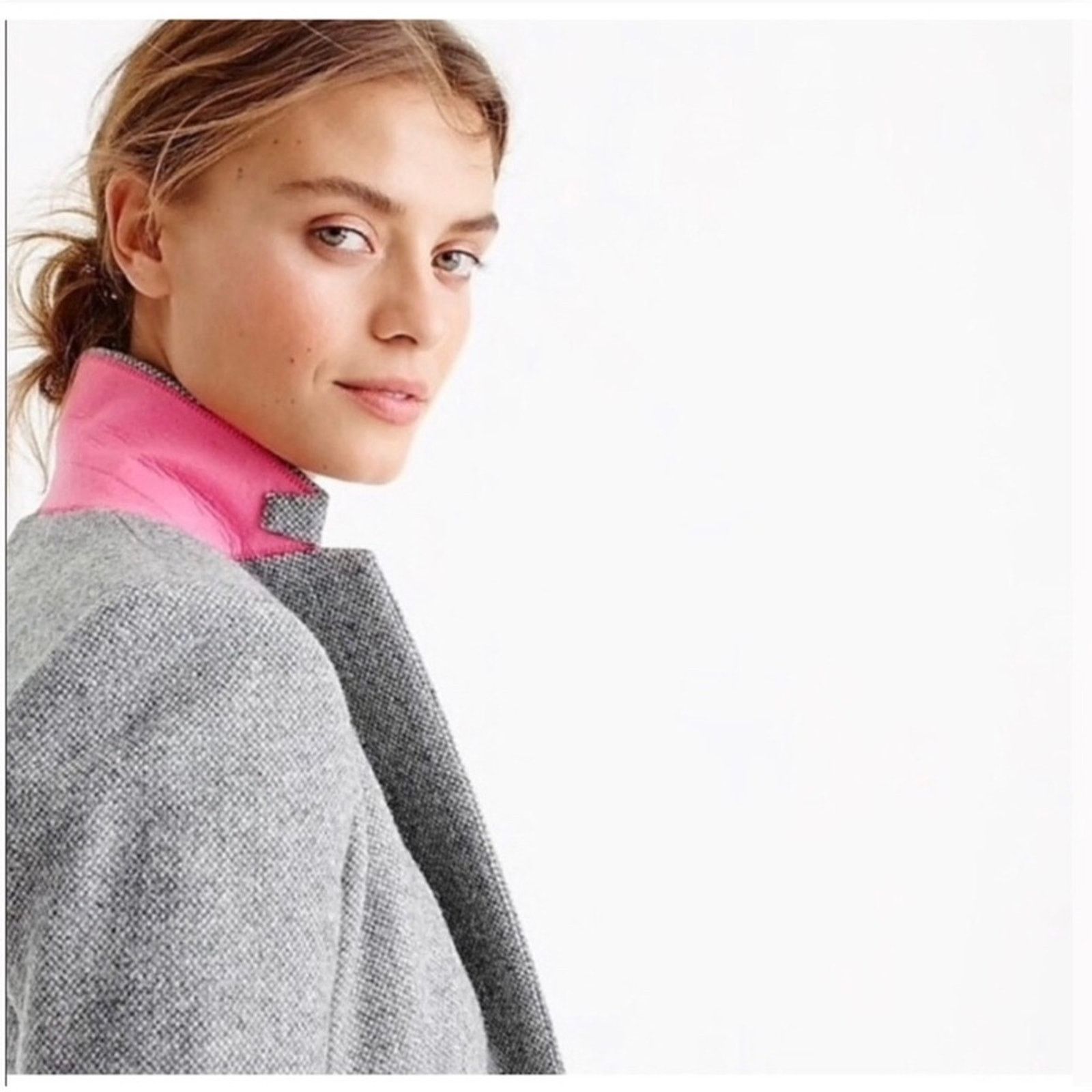J.Crew RARE J.Crew Campbell Donegal Blazer Wool Grey Size S / US 4 / IT 40 - 3 Thumbnail