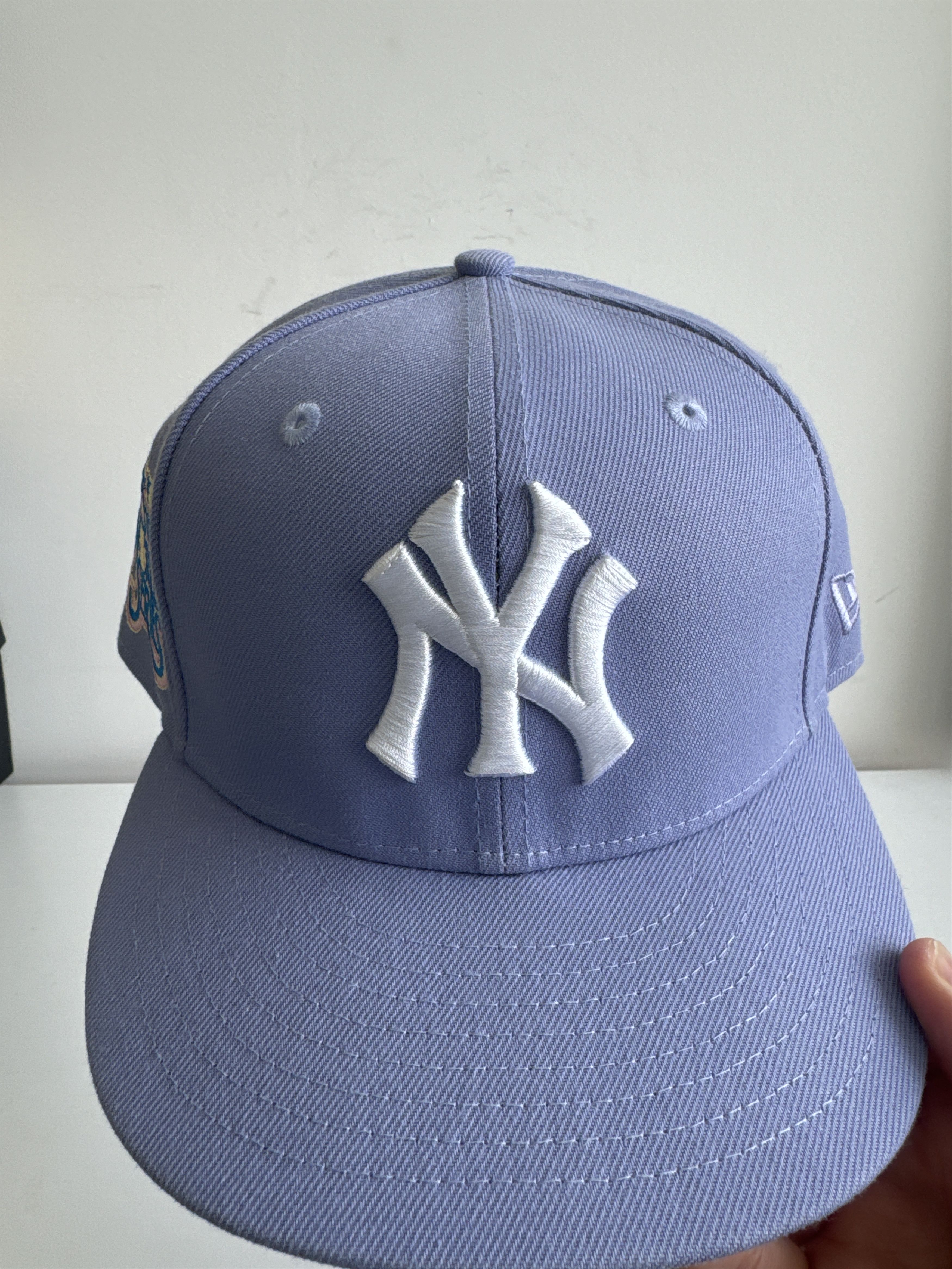 Hat Club × New Era 7 1/2 Sugar Shack NY Yankees 1978 WS Patch Fitted - Lavender Size ONE SIZE - 5 Thumbnail
