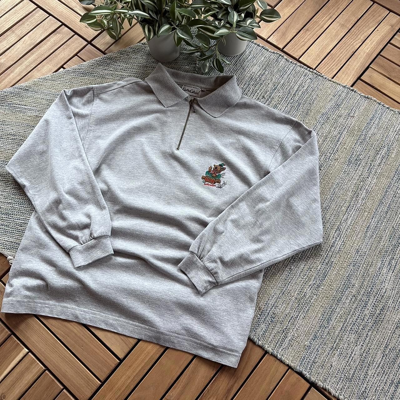 Designer Vintage Y2K Carlo Colucci Logo Half Zip Jumper Size US M / EU 48-50 / 2 - 2 Thumbnail
