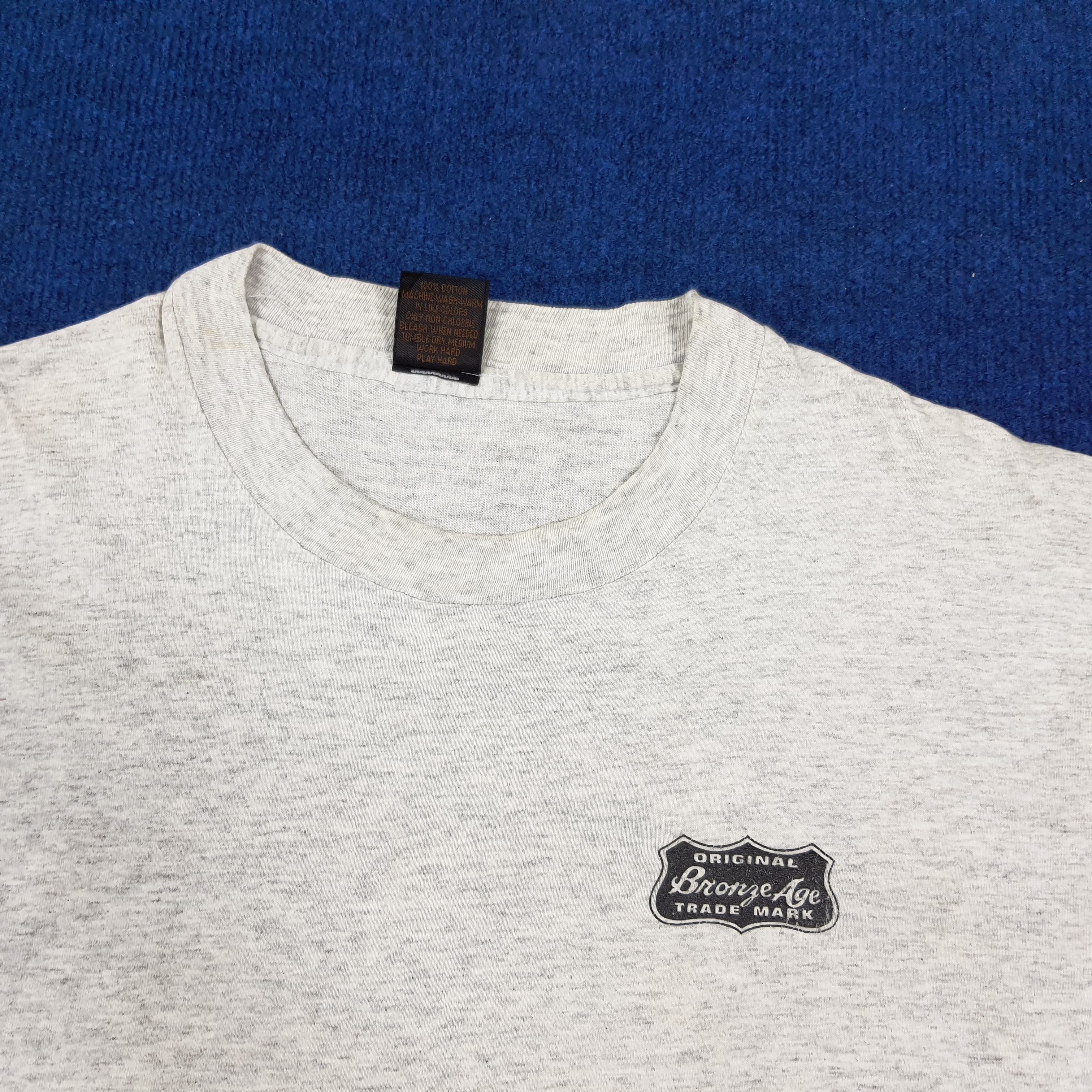 Vintage Vintage Bronze Age Original Trade Mark Long Sleeve Tshirt Size US L / EU 52-54 / 3 - 4 Thumbnail