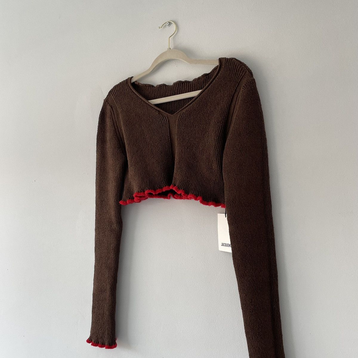 Jacquemus LA MAILLE SANTON CROP JACQUEMUS Size XS / US 0-2 / IT 36-38 - 2 Thumbnail