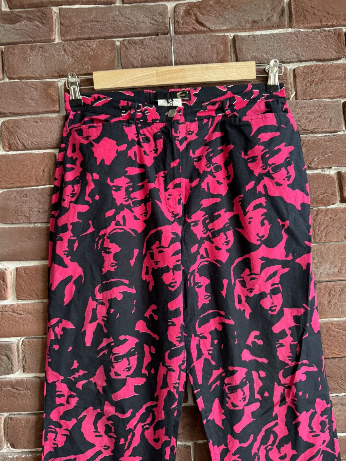 Just Cavalli Rare Vintage Just Cavalli Pixel Face Archive Pants Size US 28 / EU 44 - 6 Thumbnail
