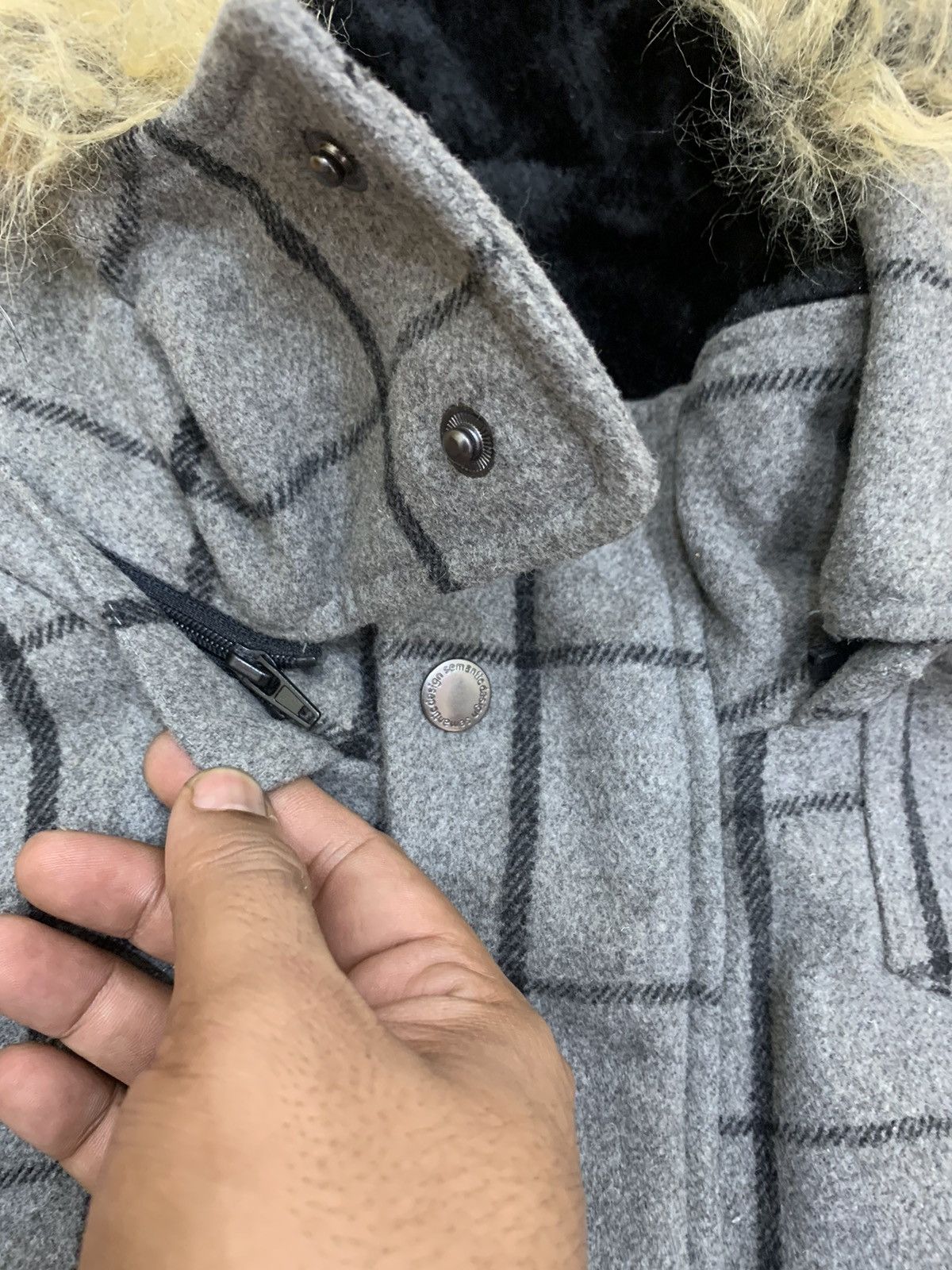 If Six Was Nine × Japanese Brand × Le Grande Bleu (L.G.B.) Semantic design Fur hoodie bondage multipocket LGB style Size US L / EU 52-54 / 3 - 15 Thumbnail