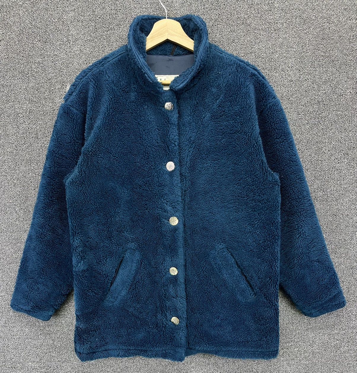 L.L. Bean Vintage L.L. Bean Deep Pile Classic Button Up Jacket Size M / US 6-8 / IT 42-44 - 1 Thumbnail