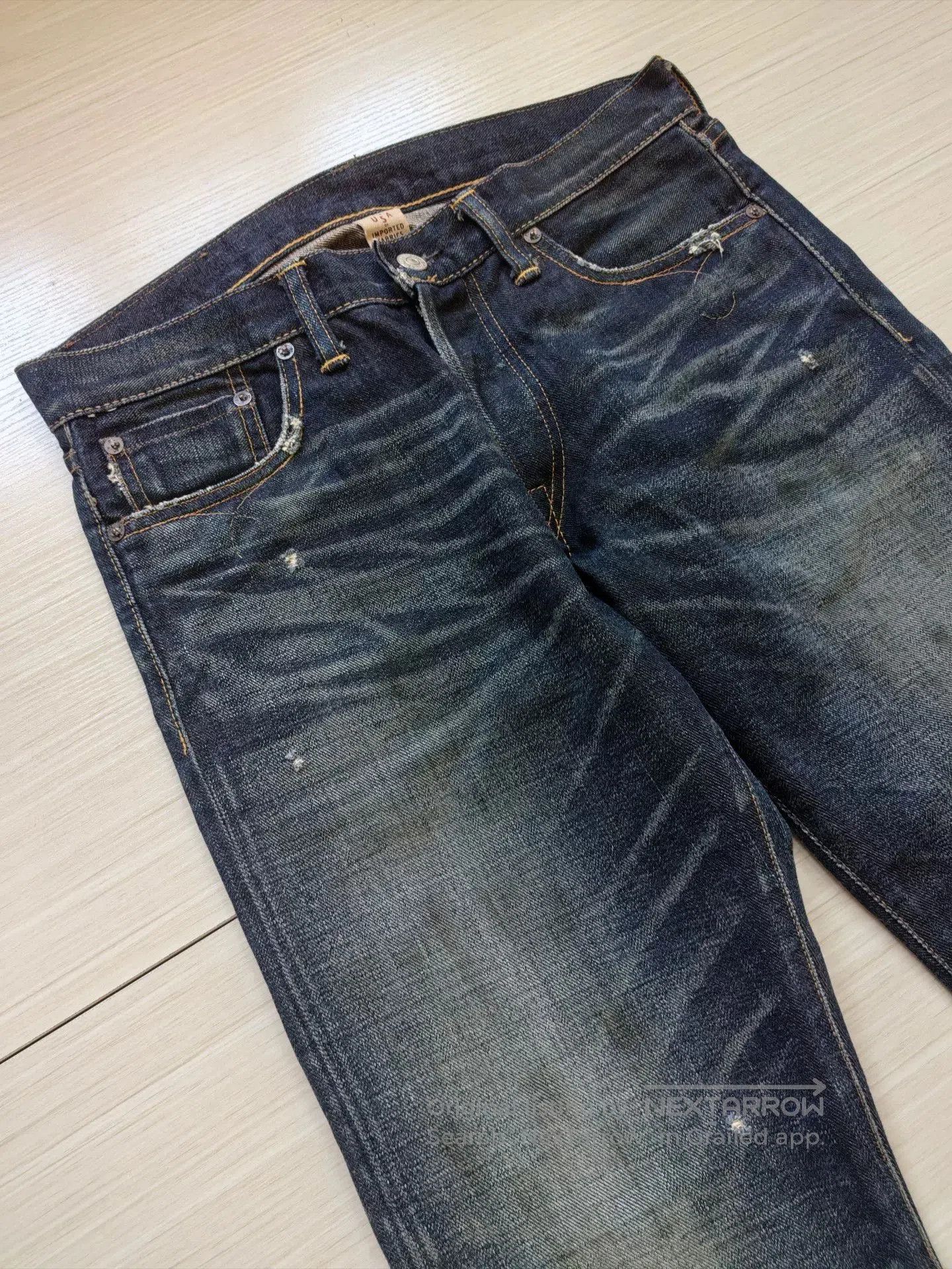 RRL Ralph Lauren Early RRL Slim Bootcut Jeans. Size US 30 / EU 46 - 6 Thumbnail