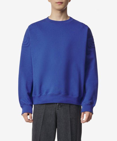 image of Gucci Cities Jersey Cotton Sweatshirt Size L in Blue, Men's