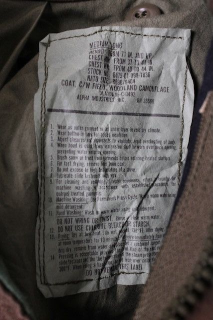 Other FIELD JACKET M65 US ARMY WOODLAND CAMO Size US M / EU 48-50 / 2 - 7 Thumbnail