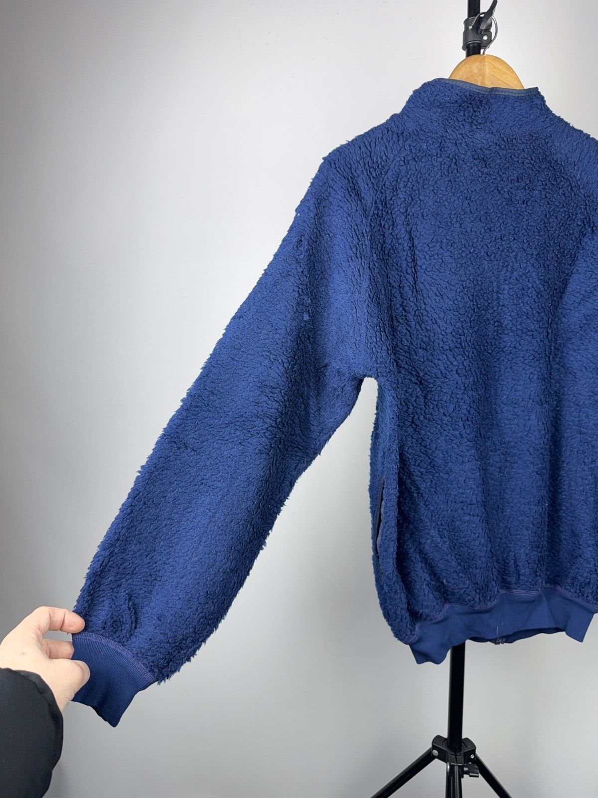 Helly Hansen 80s Retro Helly Hansen Navy Sherpa Fleece Zip Jacket Logo Size US S / EU 44-46 / 1 - 12 Thumbnail