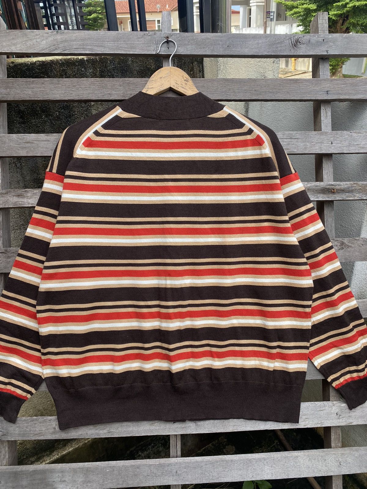 Marni × Uniqlo Uniqlo x Marni Blend Striped Sweater Cardigan Size US L / EU 52-54 / 3 - 6 Thumbnail