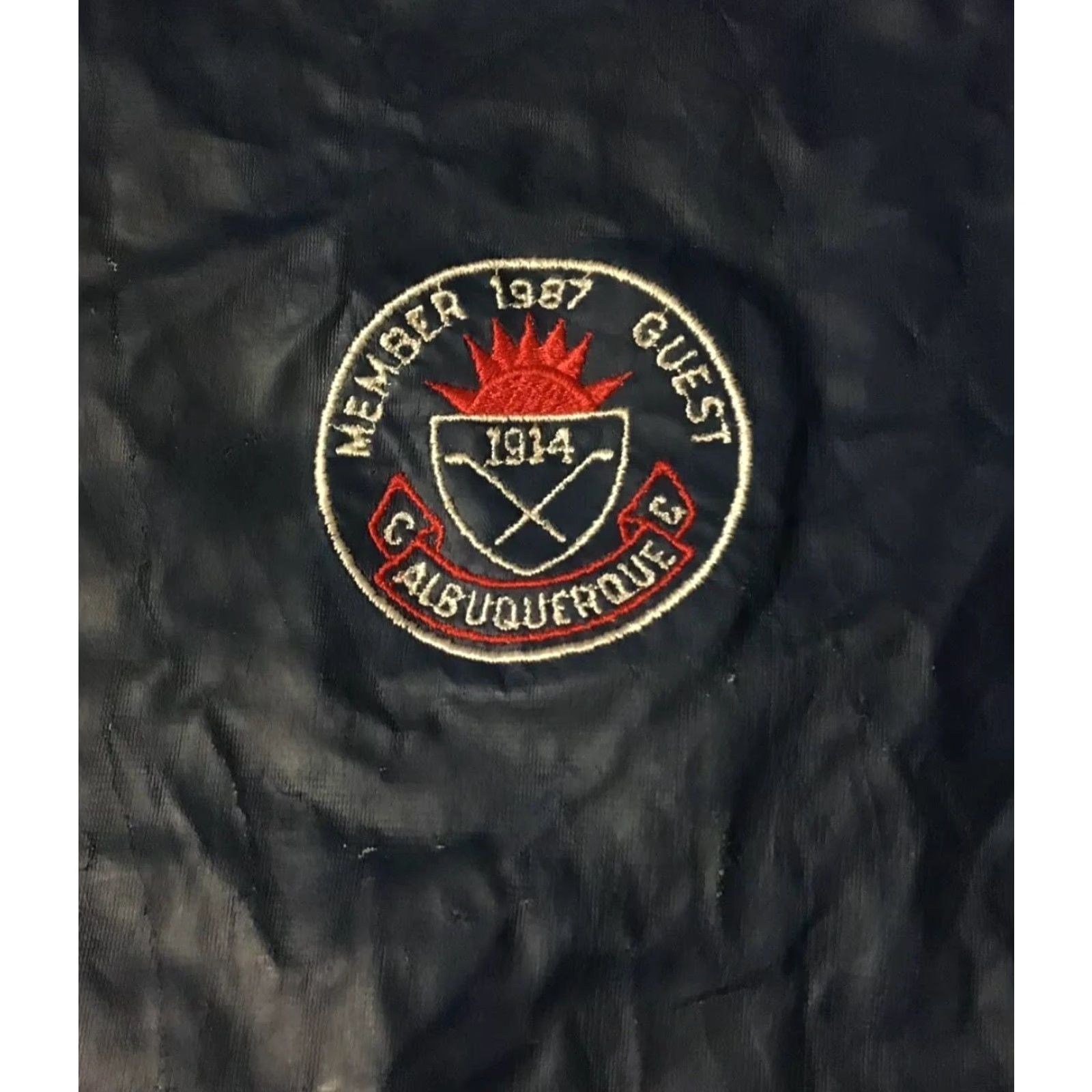 PGA Tour VINTAGE Sunderland Albuquerque Golf Tournament Windbreaker Jacket L Men Navy Blue Plaid 80s 90s USA Golf Size US L / EU 52-54 / 3 - 2 Thumbnail