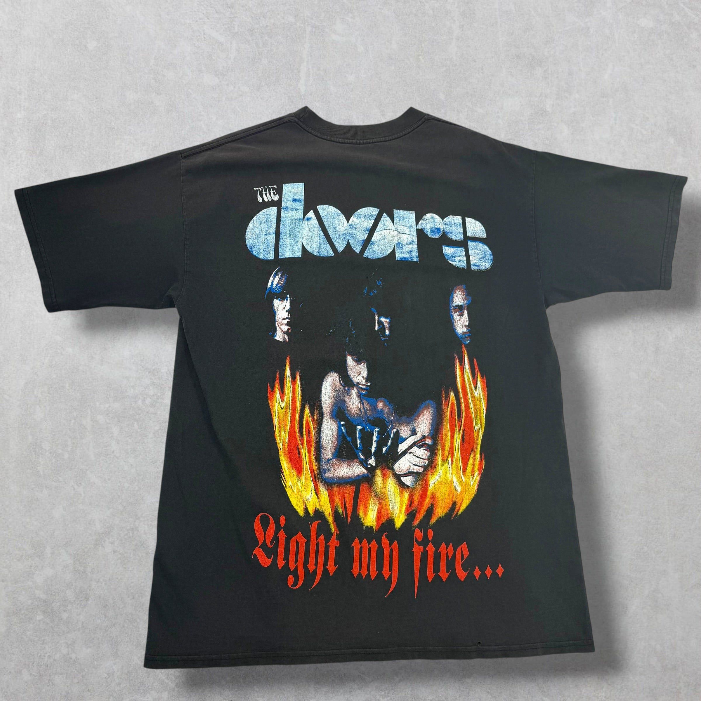 Vintage Vintage 90's Resurreccion Doors Light My Fire Tee XL Size US XL / EU 56 / 4 - 2 Thumbnail