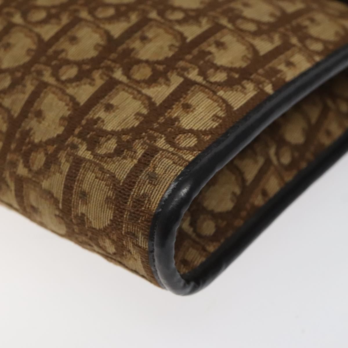 Dior DIOR Trotter Canvas Shoulder Bag Brown Gold Size ONE SIZE - 9 Thumbnail