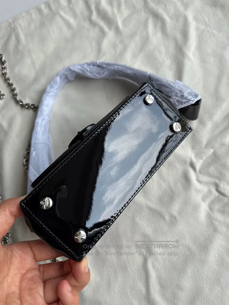 Vivienne Westwood Vivienne Westwood size os Patent Leather Small Underarm Bag Size ONE SIZE - 3 Thumbnail