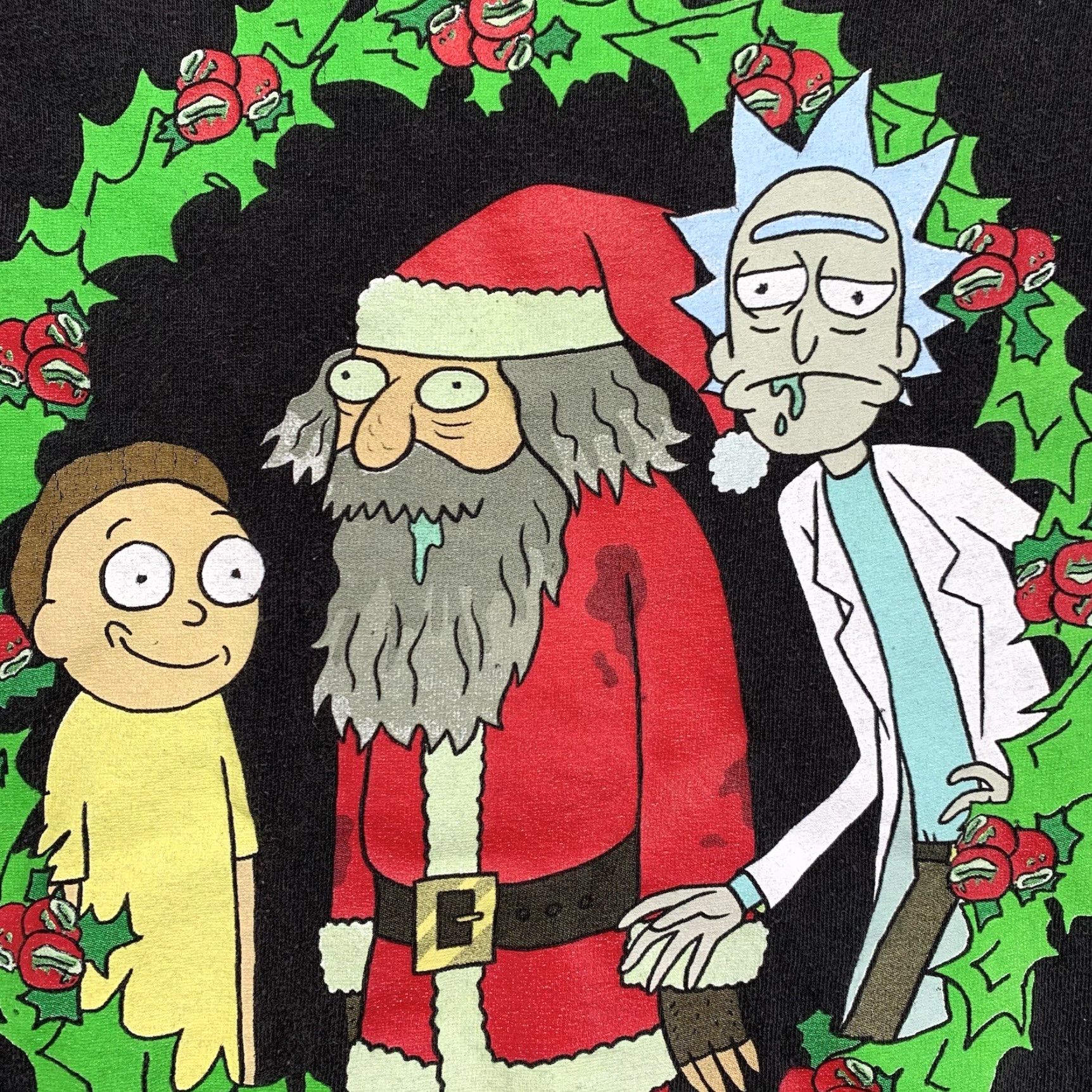 Vintage VINTAGE Rick & Morty T-Shirt Unisex Adults Xmas 2010s Black Short Sleeve Crew Neck Graphic Print Small Size US XS / EU 42 / 0 - 3 Thumbnail