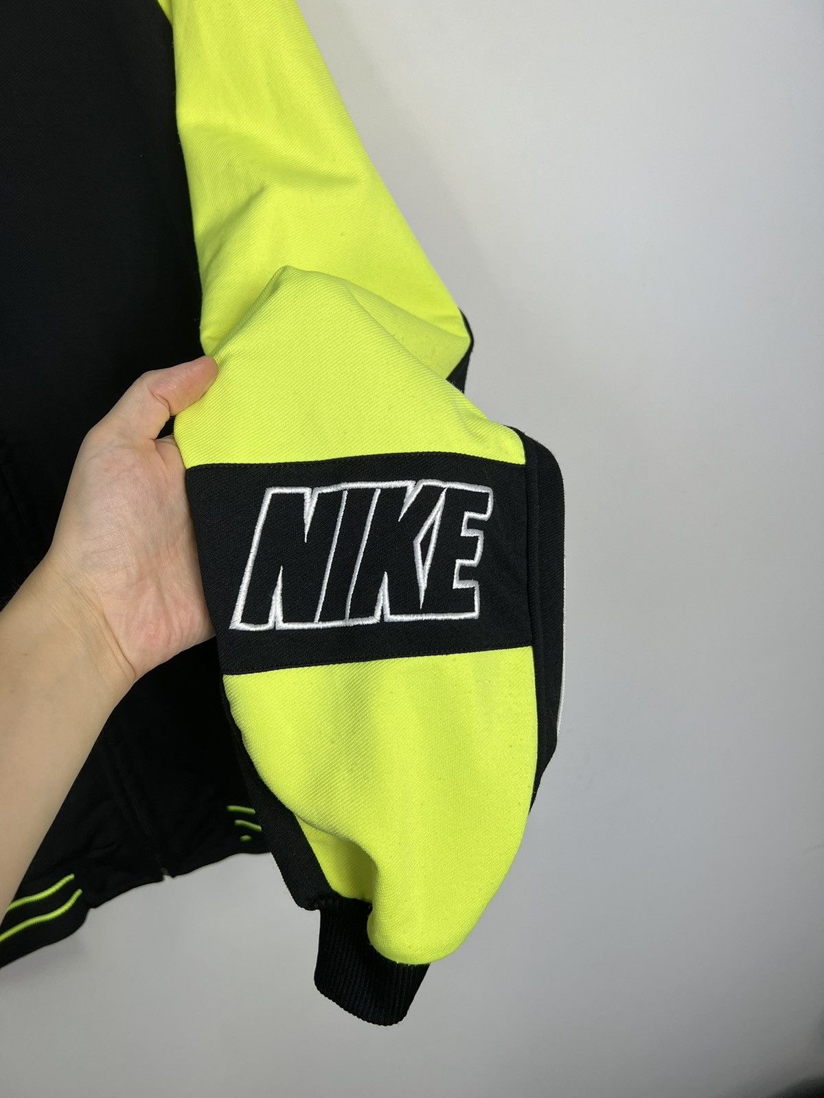Nike × Vintage Sweatshirt Nike spellout vintage 90’s zipped logo Size US M / EU 48-50 / 2 - 2 Thumbnail