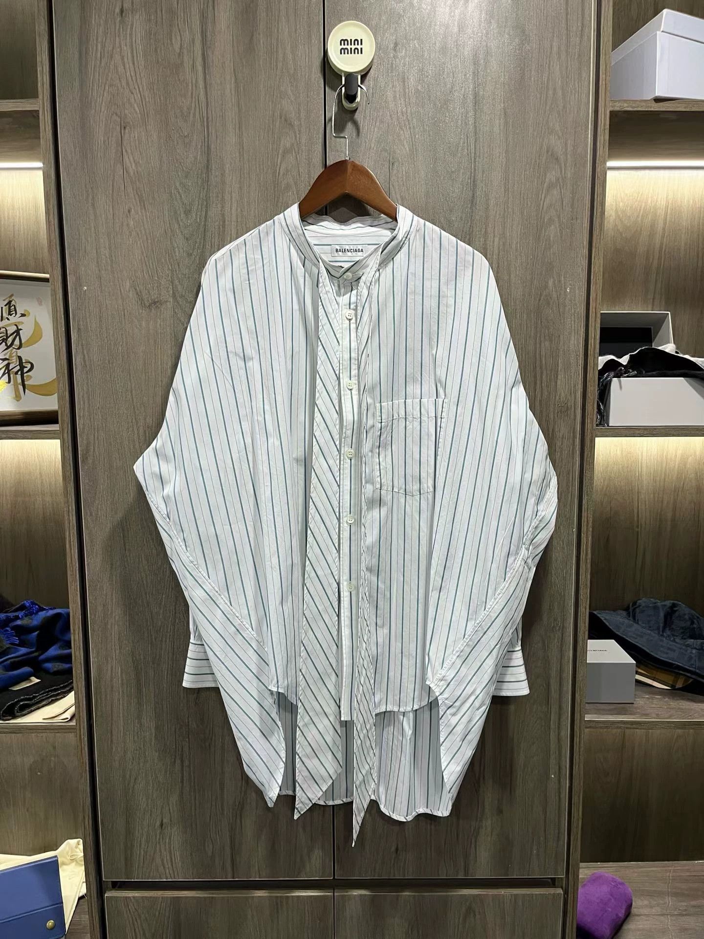 balenciaga white blouses