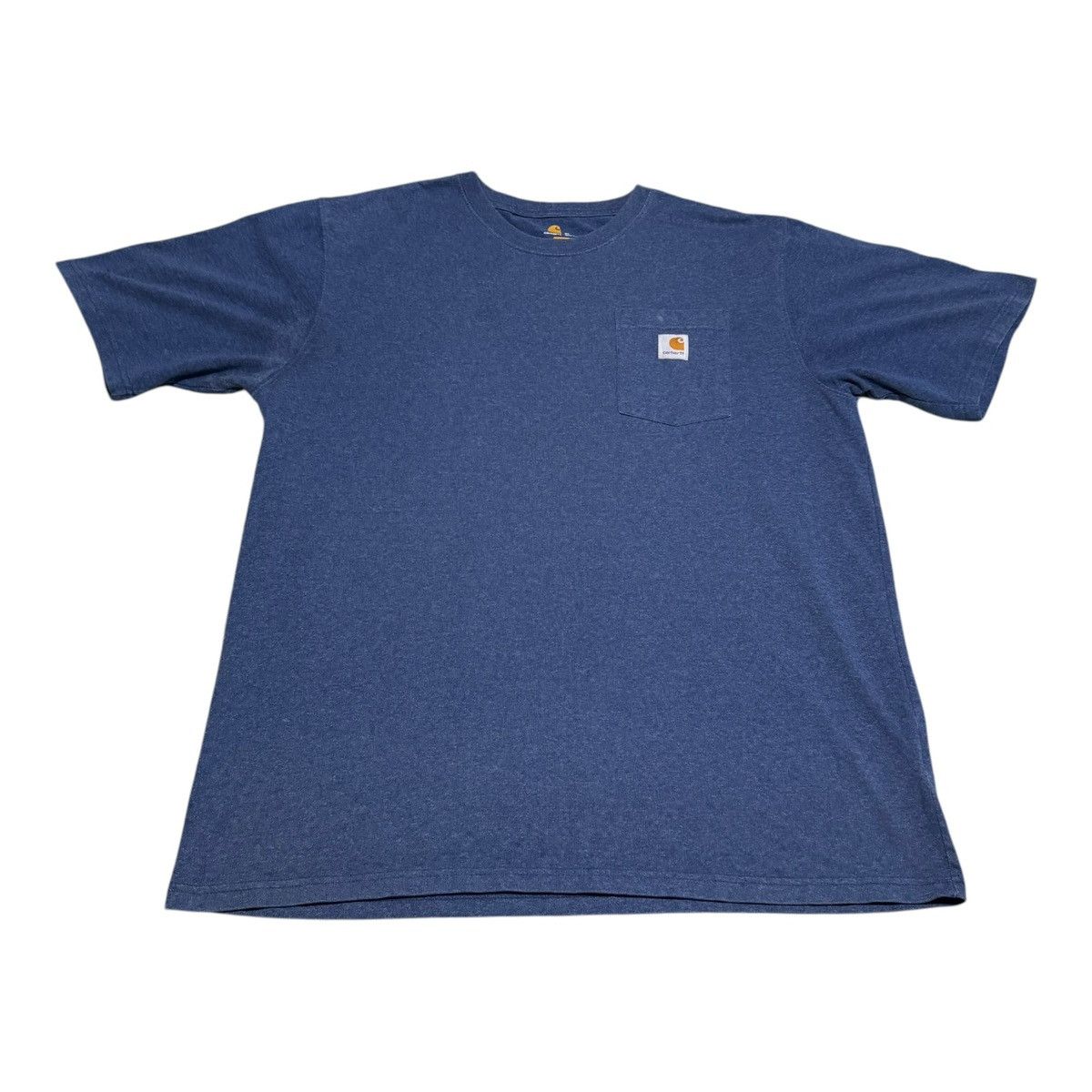 Carhartt Carhartt Original Fit Navy Blue Distressed Pocket Shirt XL Size US XL / EU 56 / 4 - 1 Thumbnail