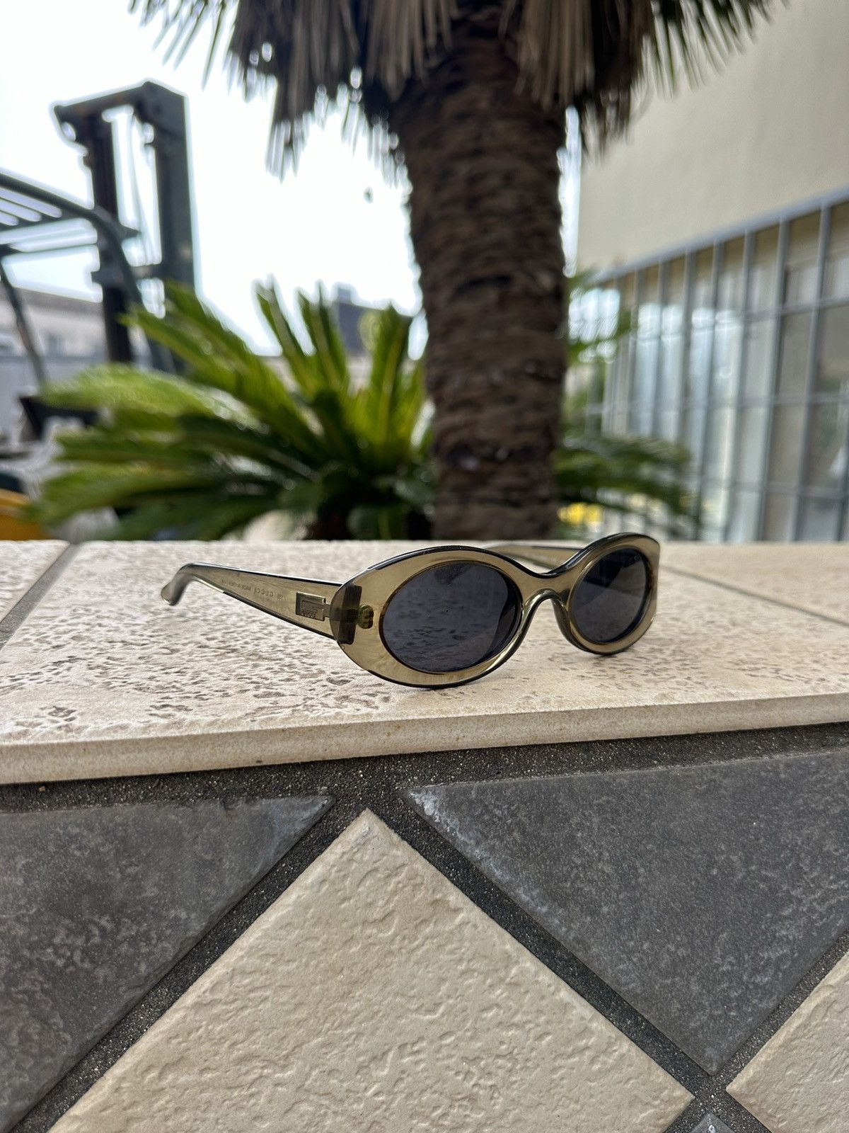 Vintage Gucci GG2430/S Amber Oval Sunglasses /Y2K Tom Ford Era / Italy Gucci × Tom Ford GUCCI Sunglasses Logo Oval Glasses GG 2430  main image 2