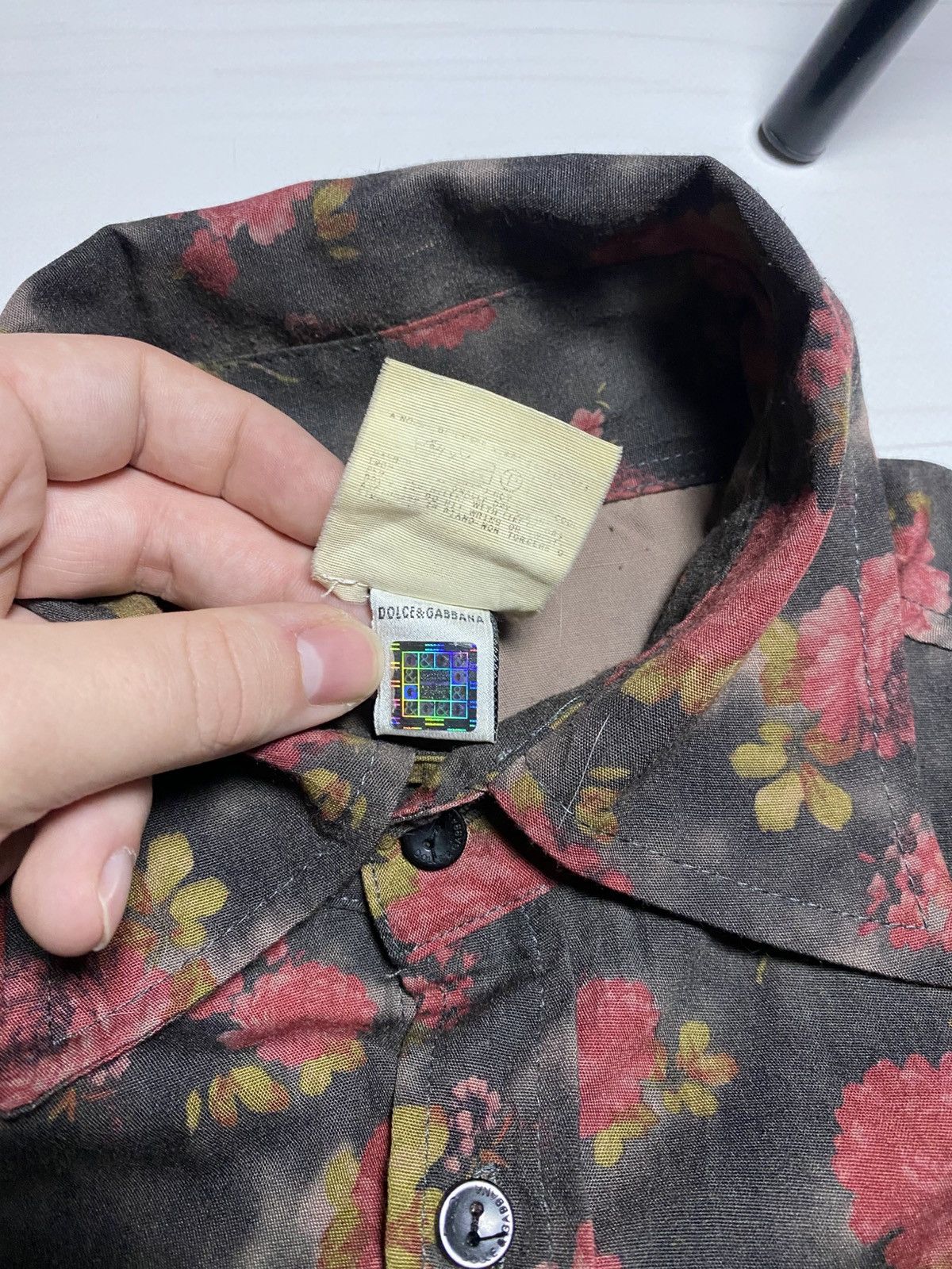 Dolce & Gabbana × Vintage Vintage Dolce & Gabbana floral y2k button up shirt Size M / US 6-8 / IT 42-44 - 5 Thumbnail