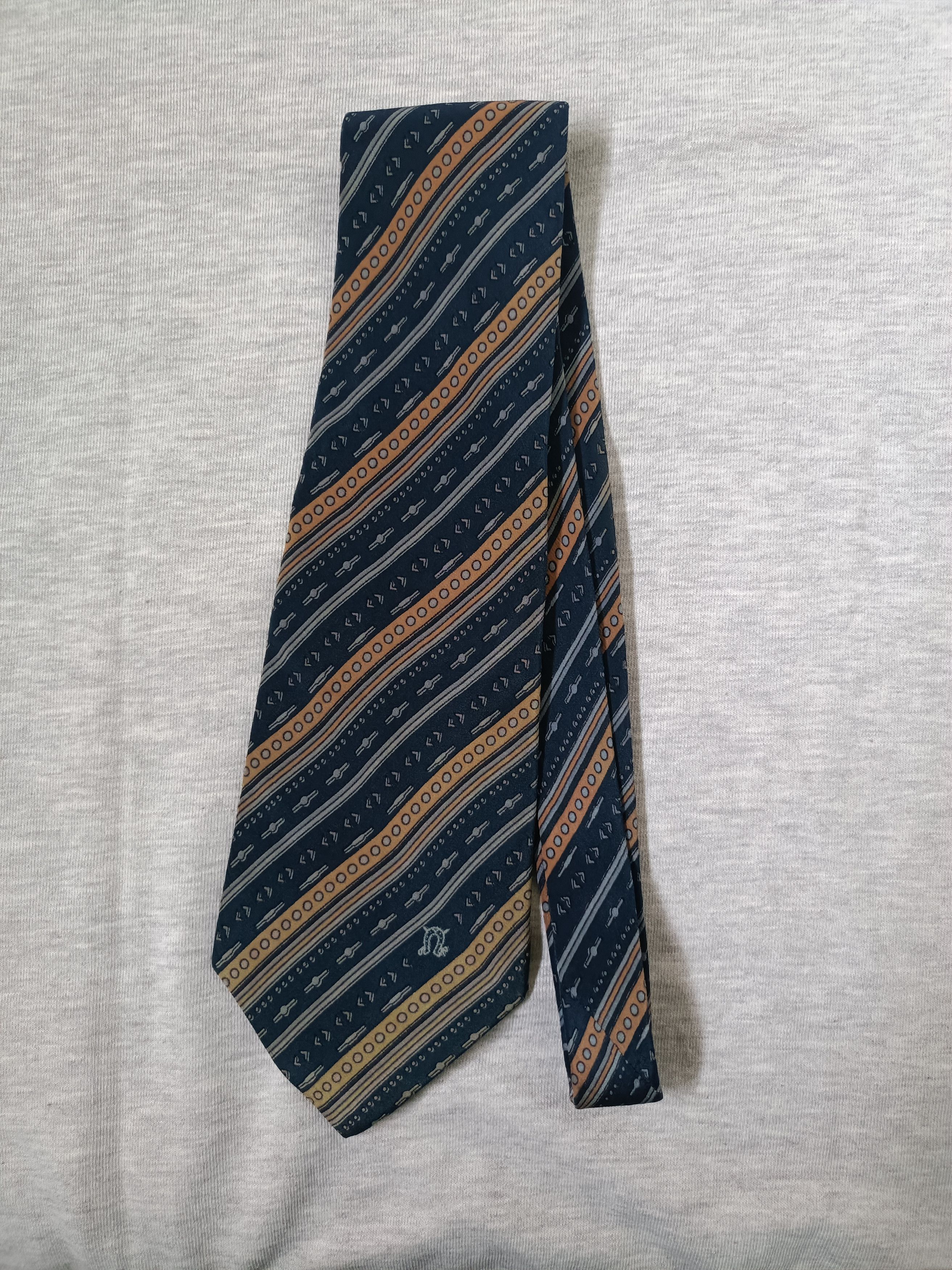 Vintage Vintage bartolomei toma italy diagonal stripe silk tie Size ONE SIZE - 2 Thumbnail