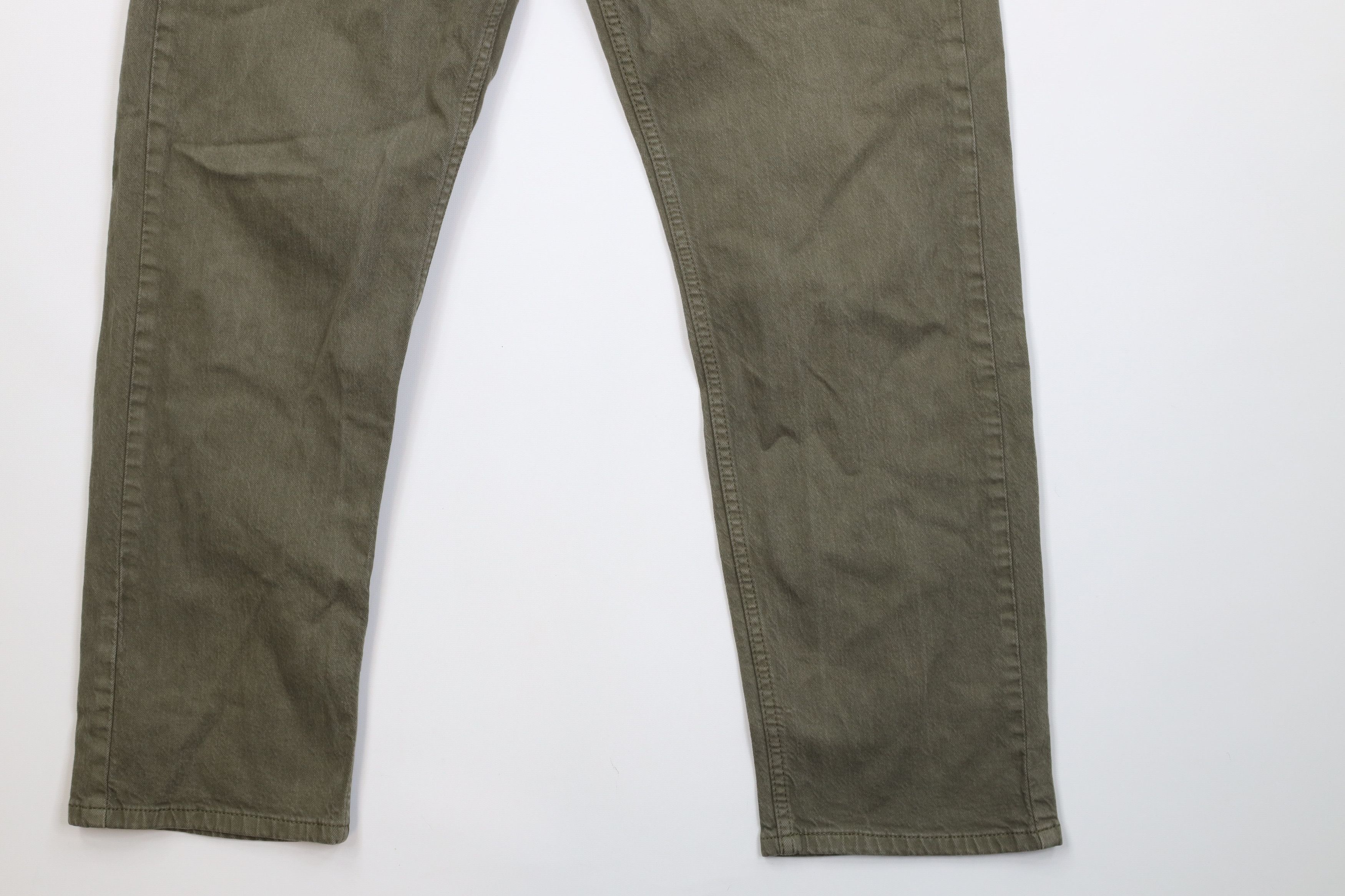 Levi's Vintage Y2K Levis 505 Regular Straight Leg Denim Jeans Green Size US 34 / EU 50 - 5 Thumbnail