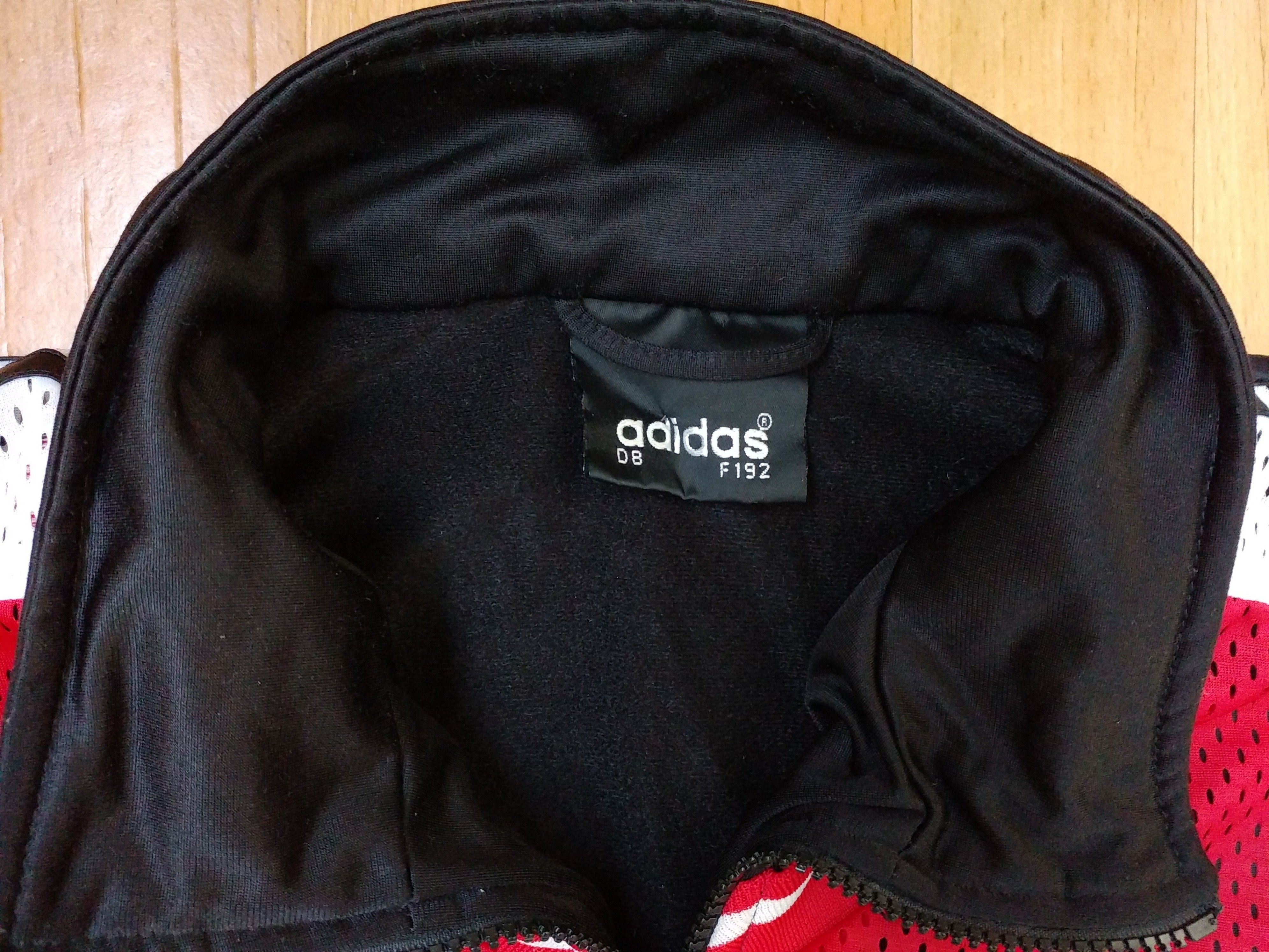 Adidas × Vintage ADIDAS jacket, vintage track top 90s hip hop Run DMC size L Size US L / EU 52-54 / 3 - 16 Thumbnail