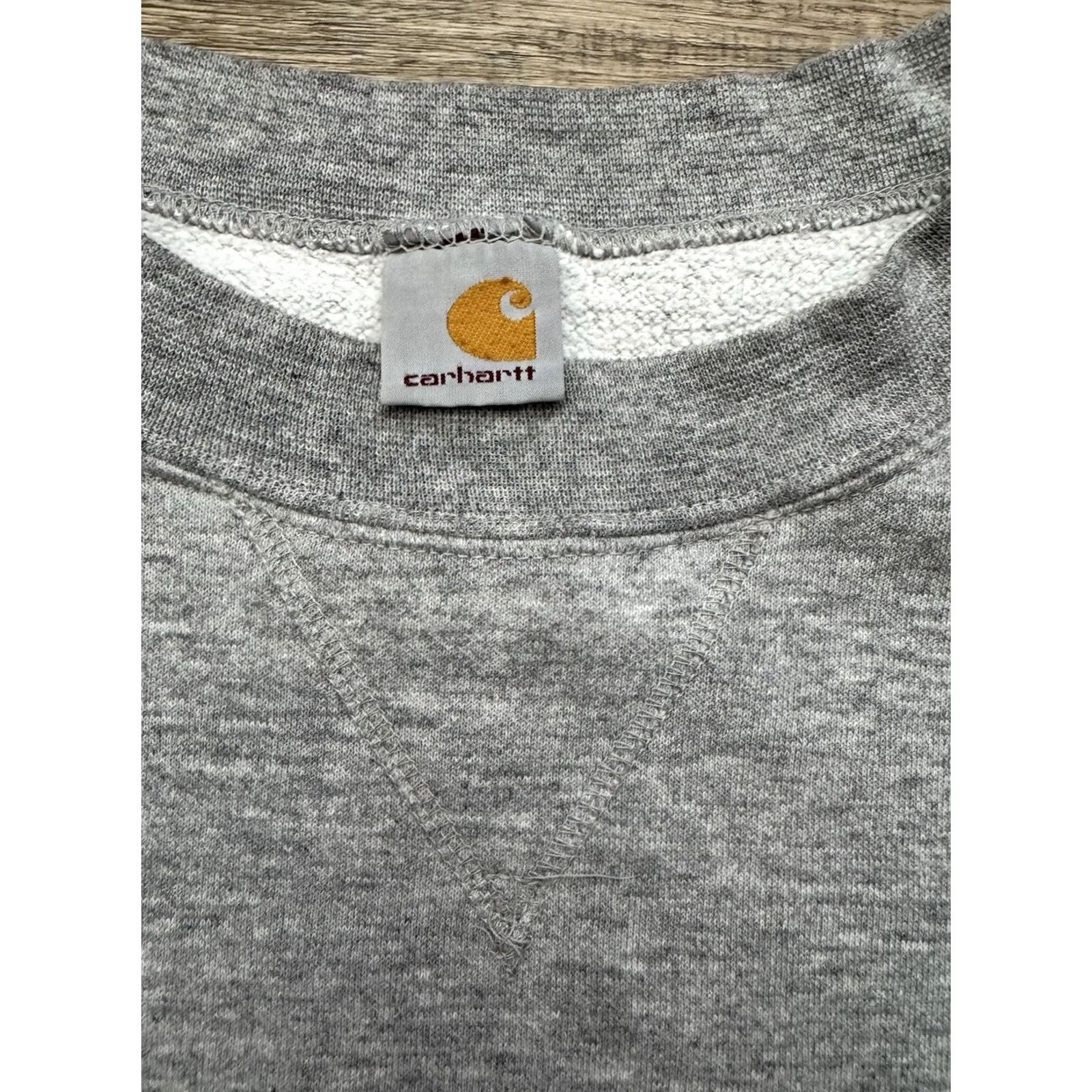 Carhartt VINTAGE Carhartt Sweatshirt Men’s M/L Gray Lightweight Spellout Crewneck GUC Y2K Outdoor USA Size US M / EU 48-50 / 2 - 2 Thumbnail