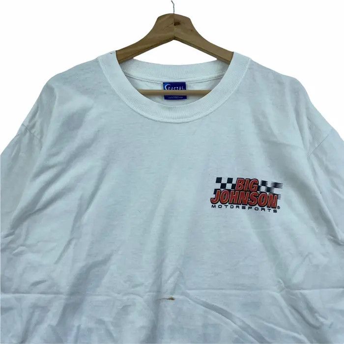 Vintage Vintage 1999 BIG JOHNSON MOTORSPORT Tits Or Tires Tee Shirt Size US L / EU 52-54 / 3 - 3 Thumbnail