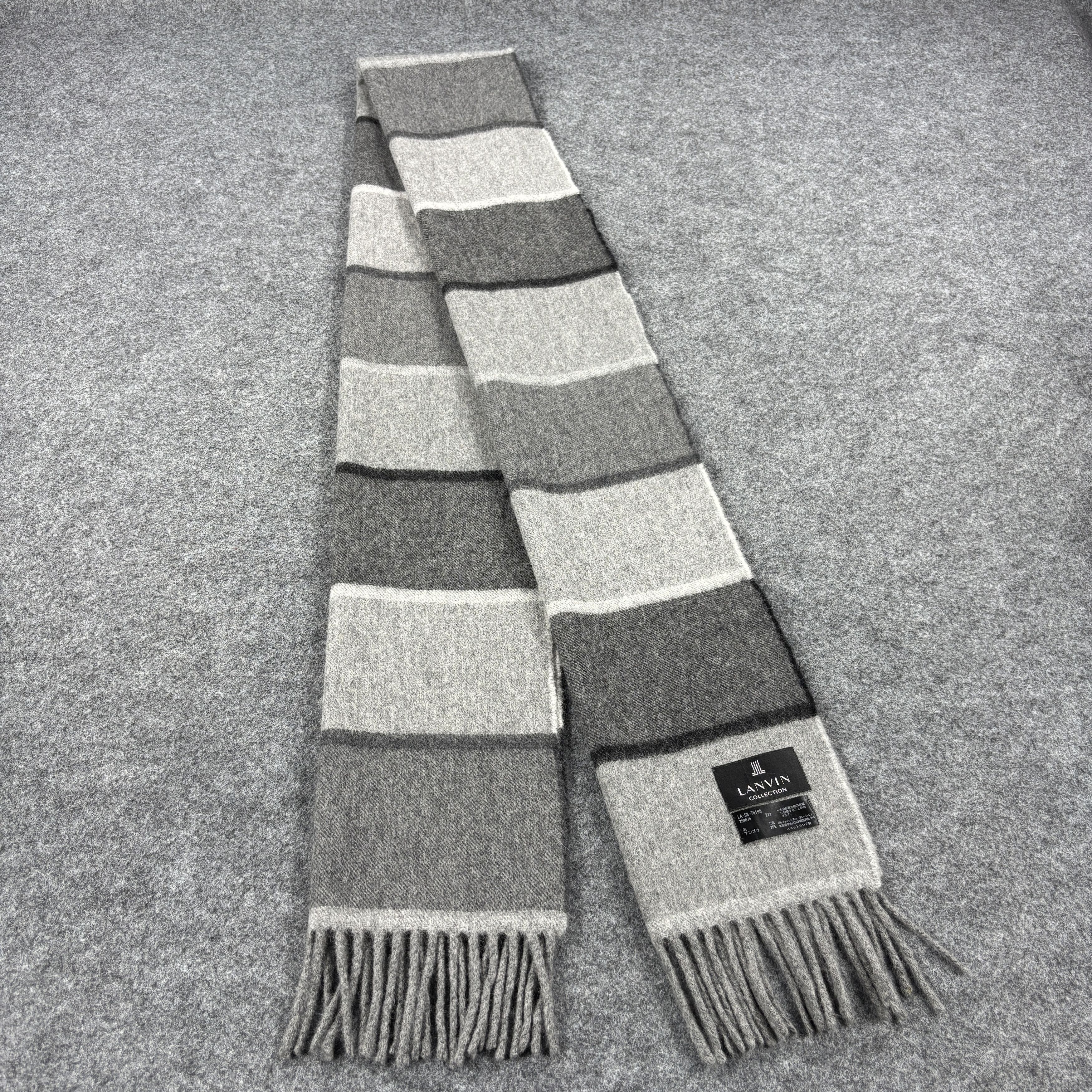 Lanvin × Vintage GF10722 Lanvin Scarf Neck Wear Muffler Nova Check Size ONE SIZE - 1 Thumbnail