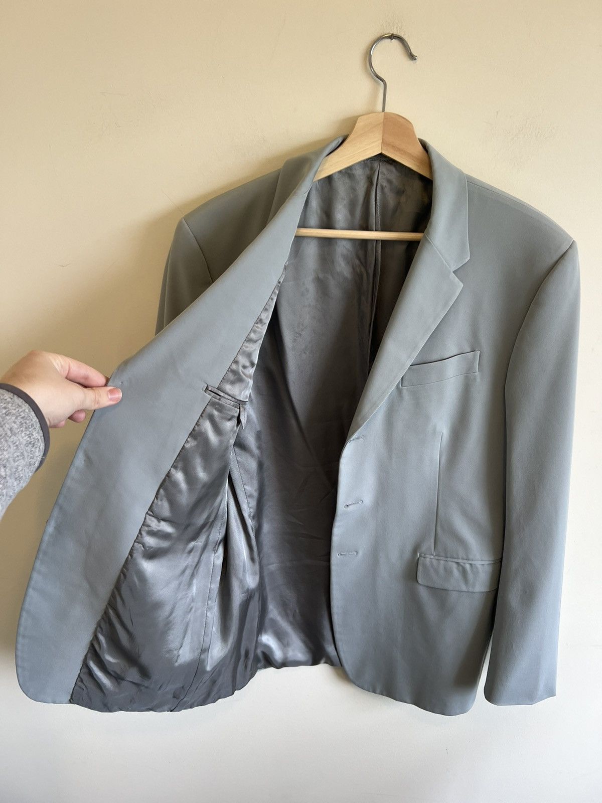 Prada FW2001 Prada Sport Nylon Grey Runway Blazer Rayon Medium Size 50R - 4 Thumbnail