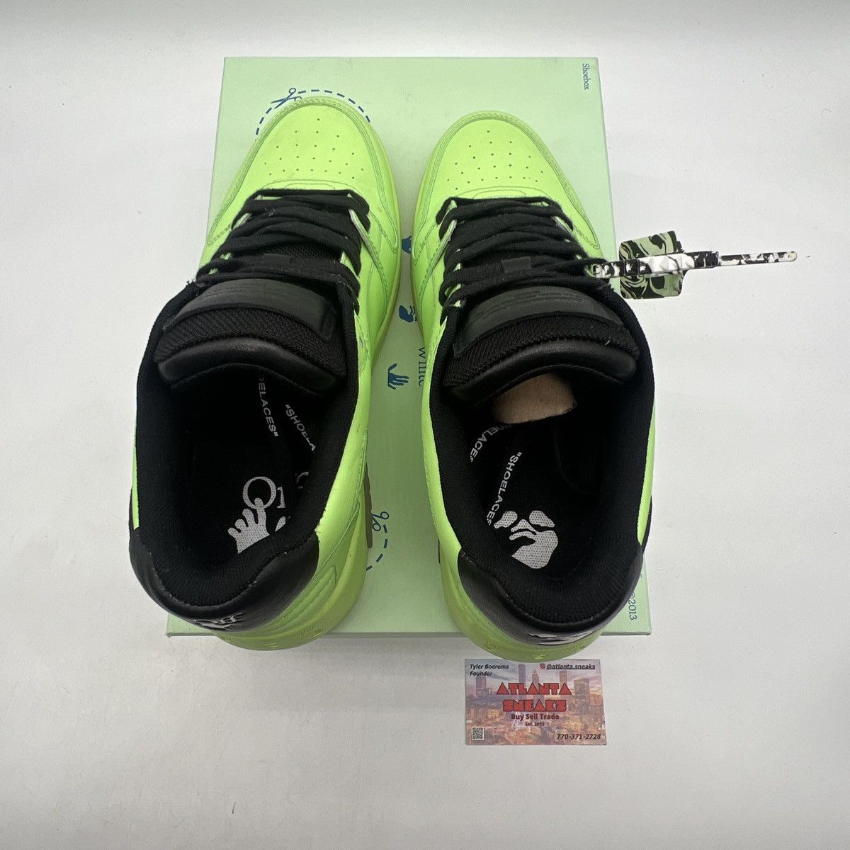 Off-White Off white out of office low fluo green Size US 9.5 / EU 42-43 - 6 Thumbnail