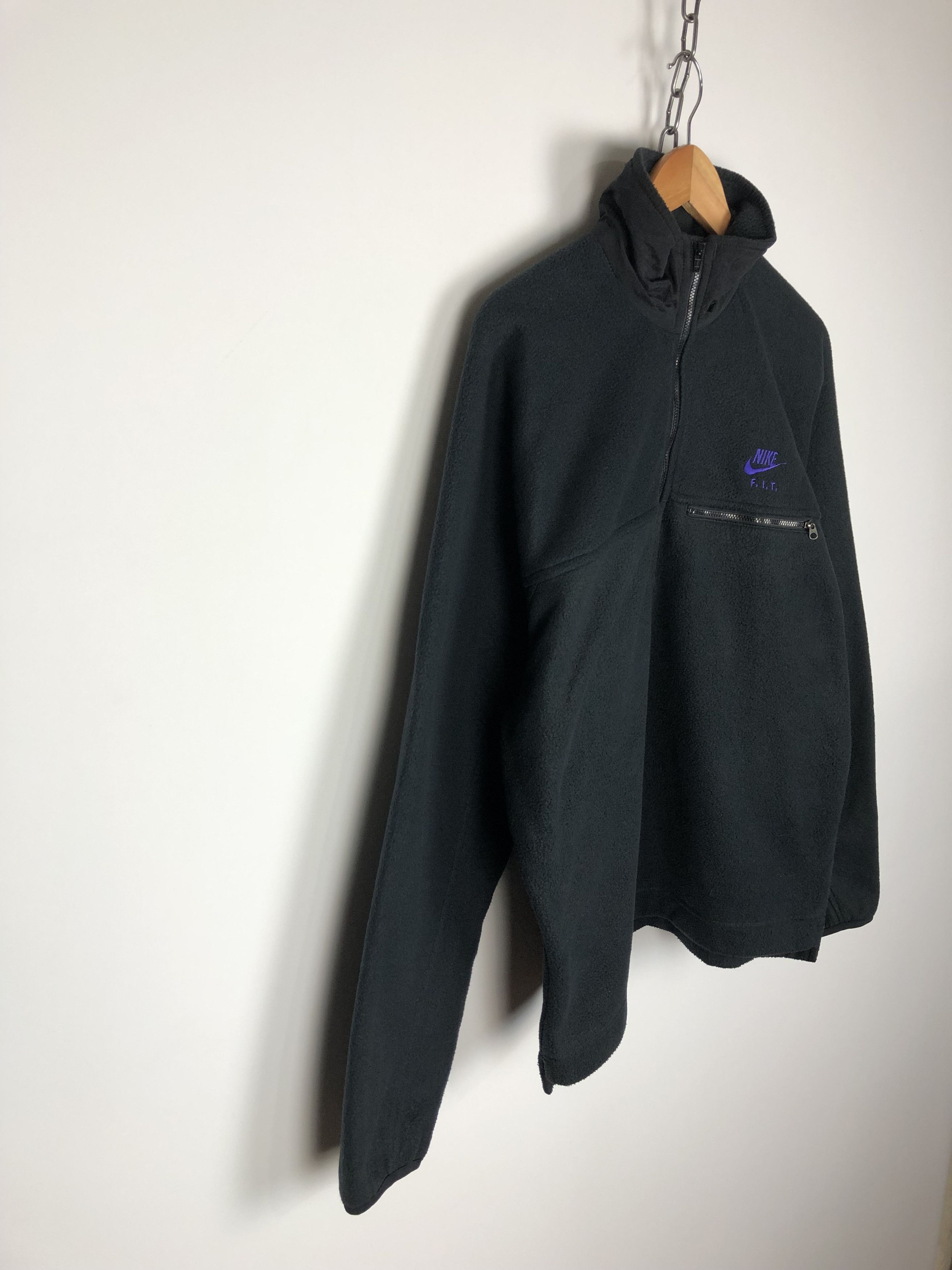 Nike Nike F.I.T. Vintage Fleece Jacket Black size M Size US M / EU 48-50 / 2 - 5 Thumbnail