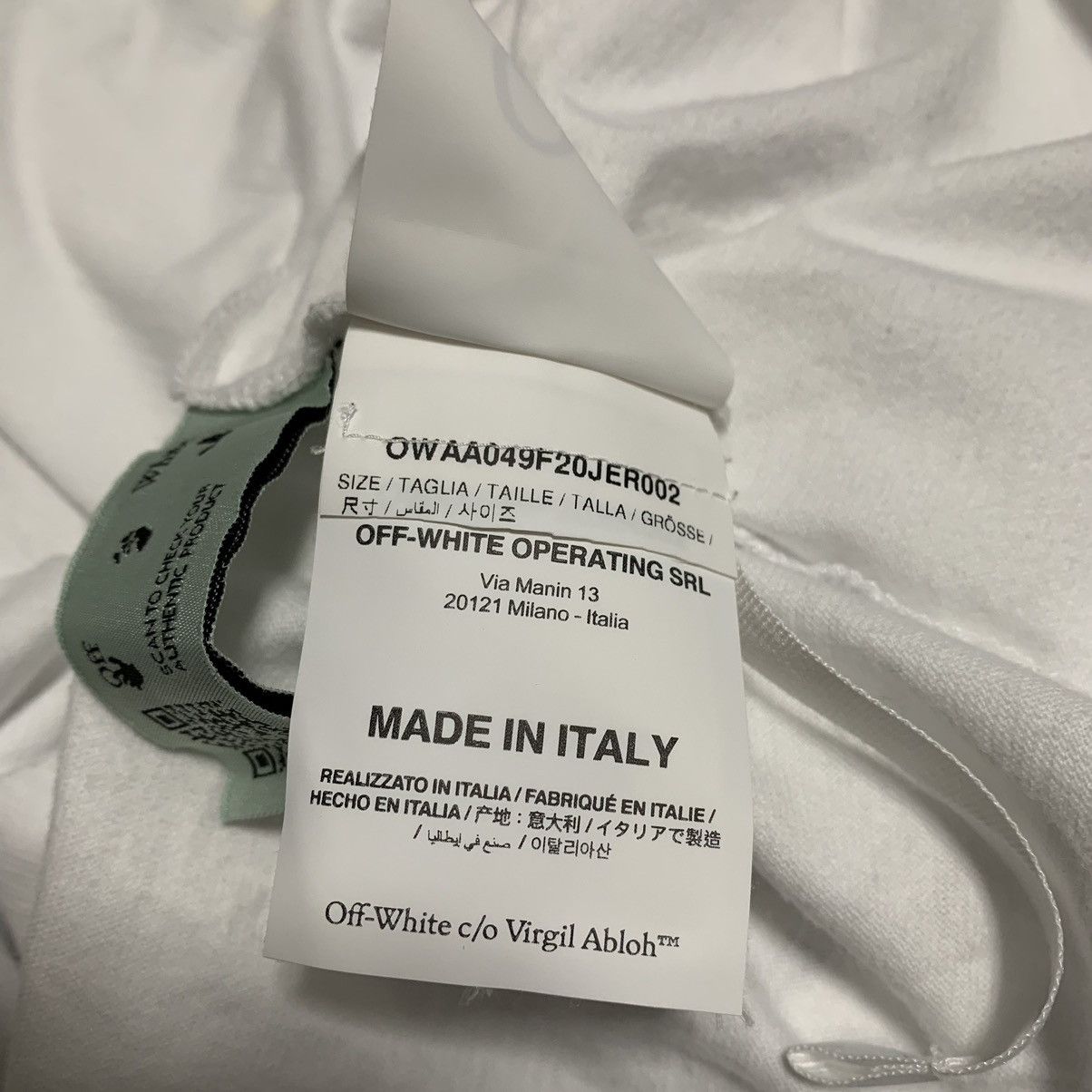 Off-White Off White XS Graffiti Graphic White Tee Virgil Abloh Size US XS / EU 42 / 0 - 8 Thumbnail