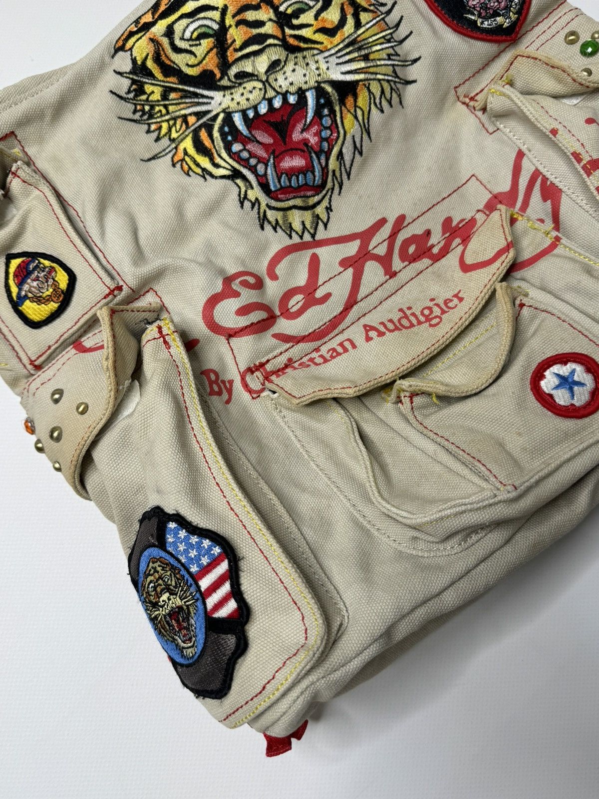 Ed Hardy Vintage Ed Hardy avant garde messenger bag swag skater sk8 Size ONE SIZE - 5 Thumbnail