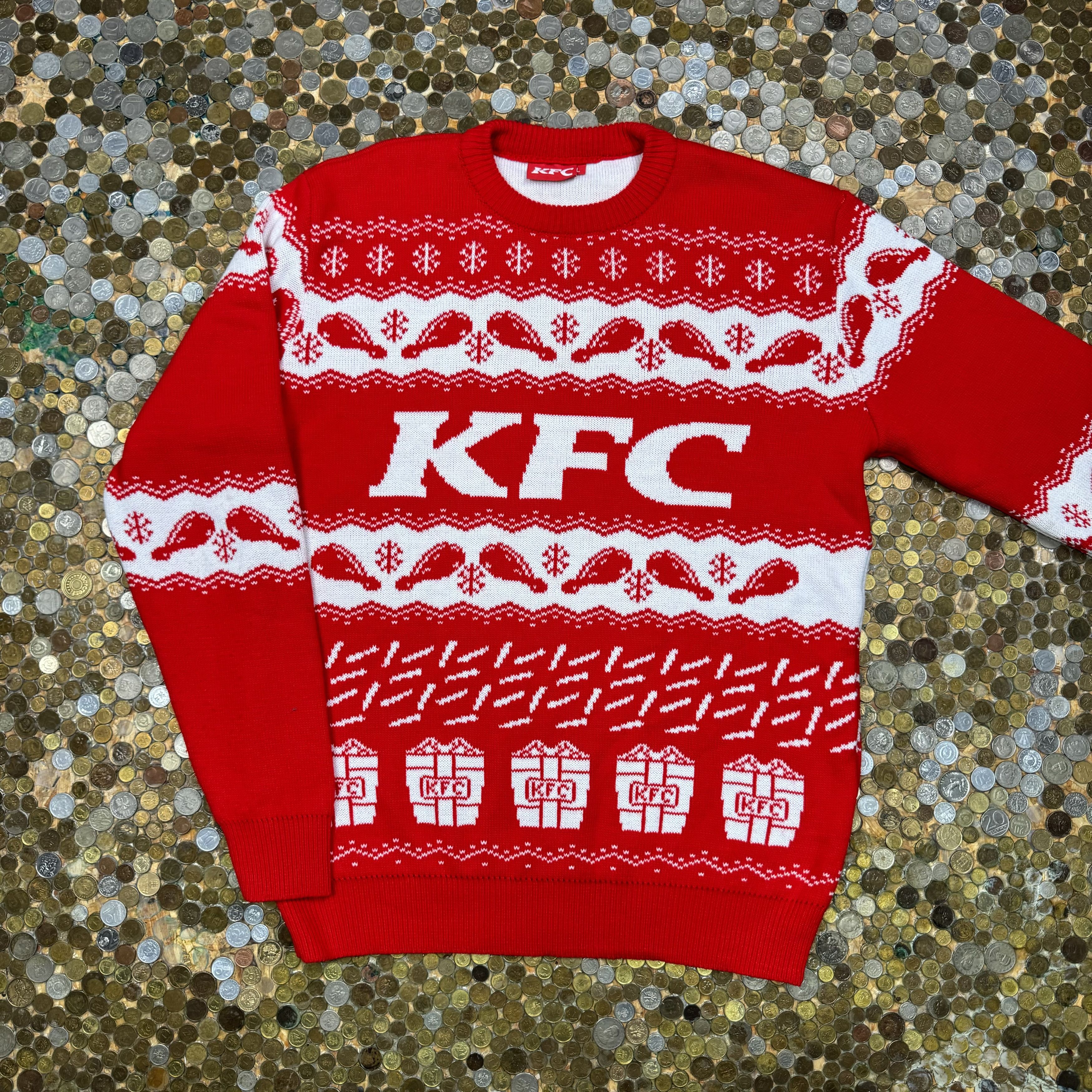 Vintage KFC vintage christmas pattern christmas sweater Japan Size US L / EU 52-54 / 3 - 6 Thumbnail