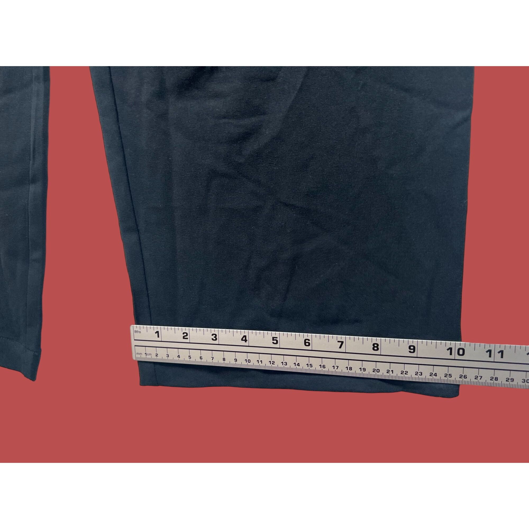 Other Wild Fable - Women's Wide Leg Trouser Pants - Black - 12 Size 34" / US 12 / IT 48 - 10 Thumbnail