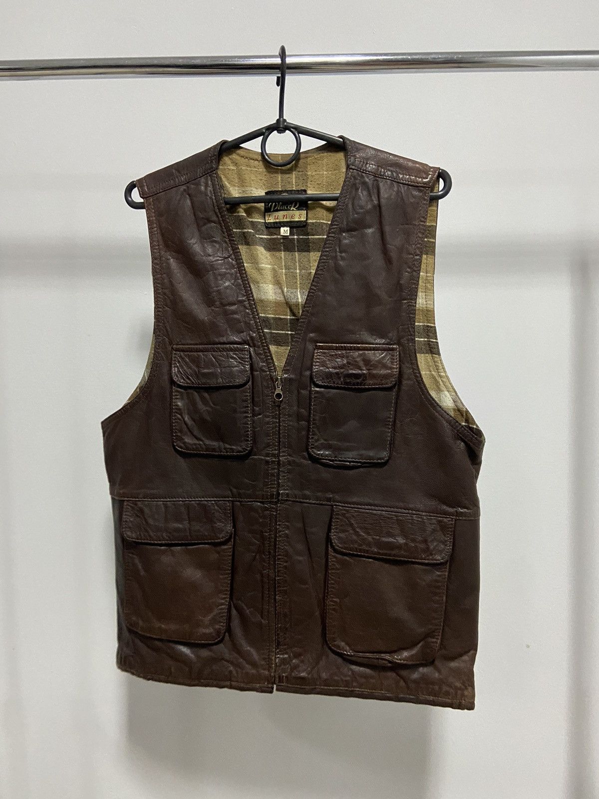 Diesel × Vintage Diesel Vintage leather Vest big Logo Size US M / EU 48-50 / 2 - 4 Thumbnail