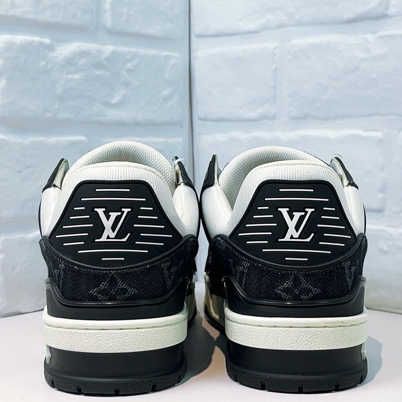 Louis Vuitton Louis Vuitton Trainer Panda Low Top Sneakers -2508 Size US 7.5 / EU 40-41 - 4 Thumbnail