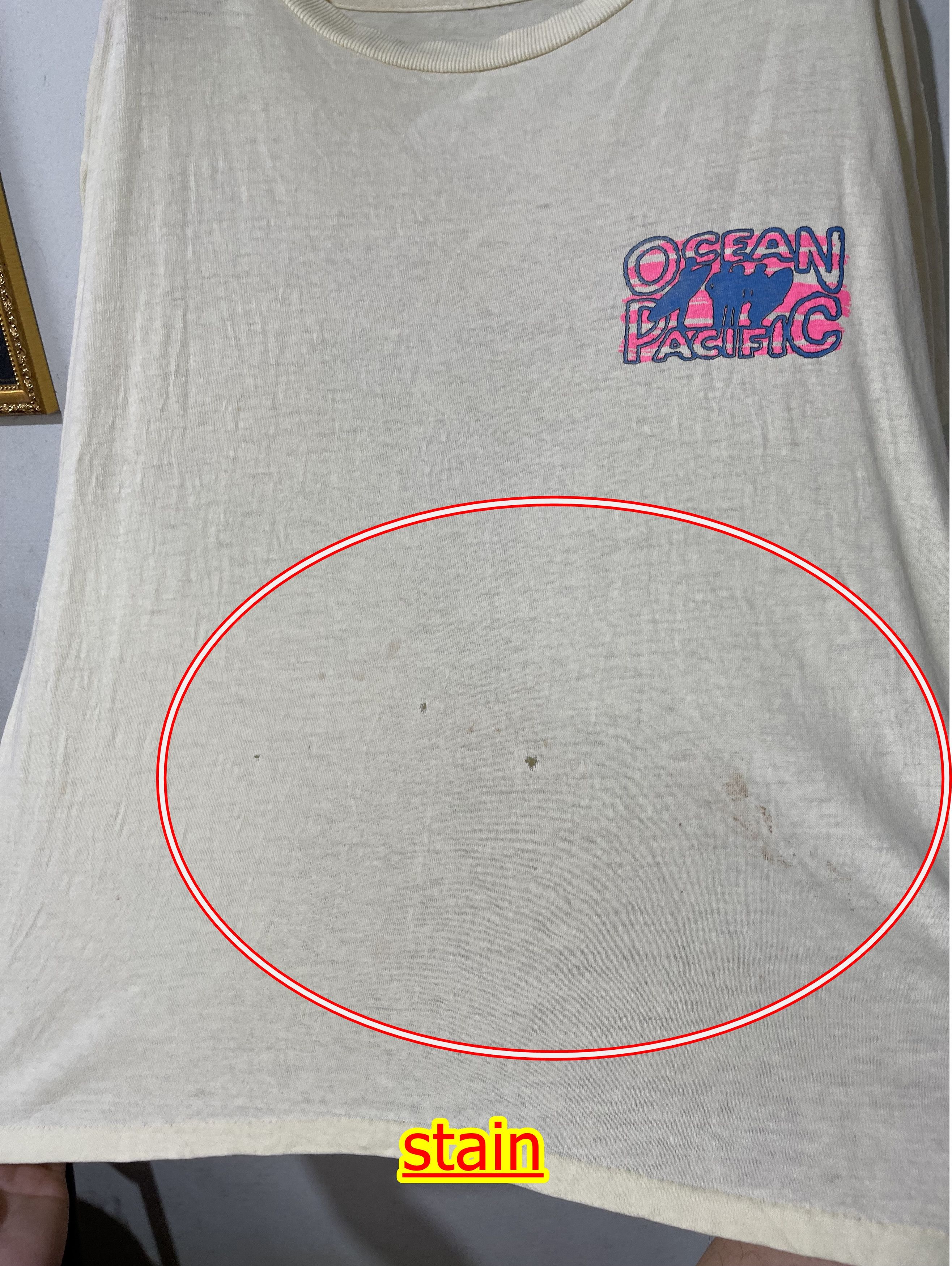 Ocean Pacific × Vintage Vintage 1988 OP Ocean Pacific Crop top Size XL / US 12-14 / IT 48-50 - 10 Thumbnail